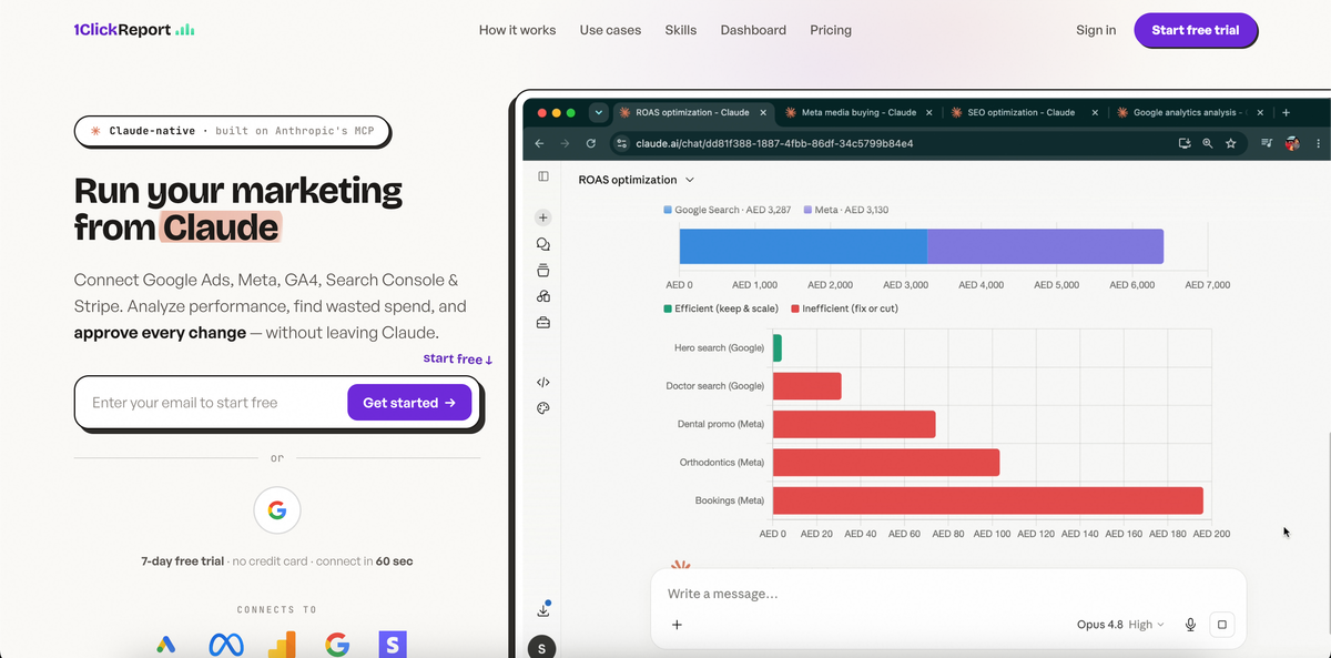 1ClickReport — Marketing AI in Claude