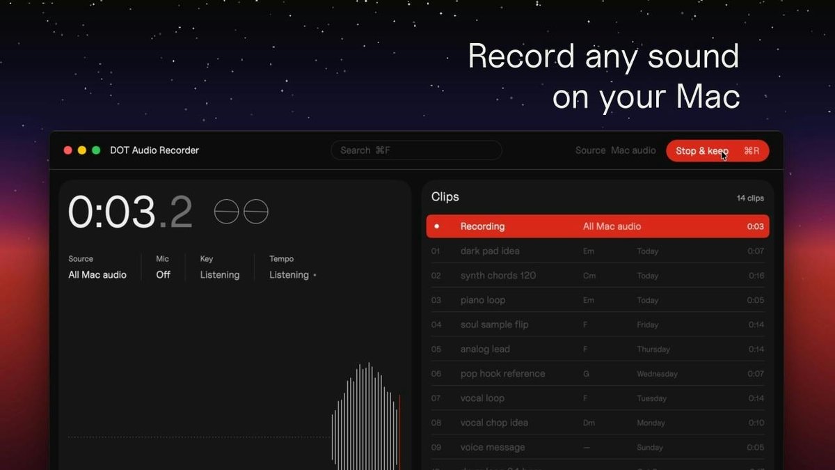 DOT Audio Recorder