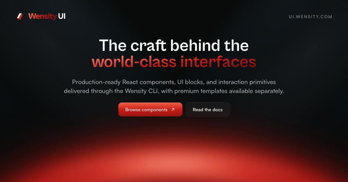 Wensity UI