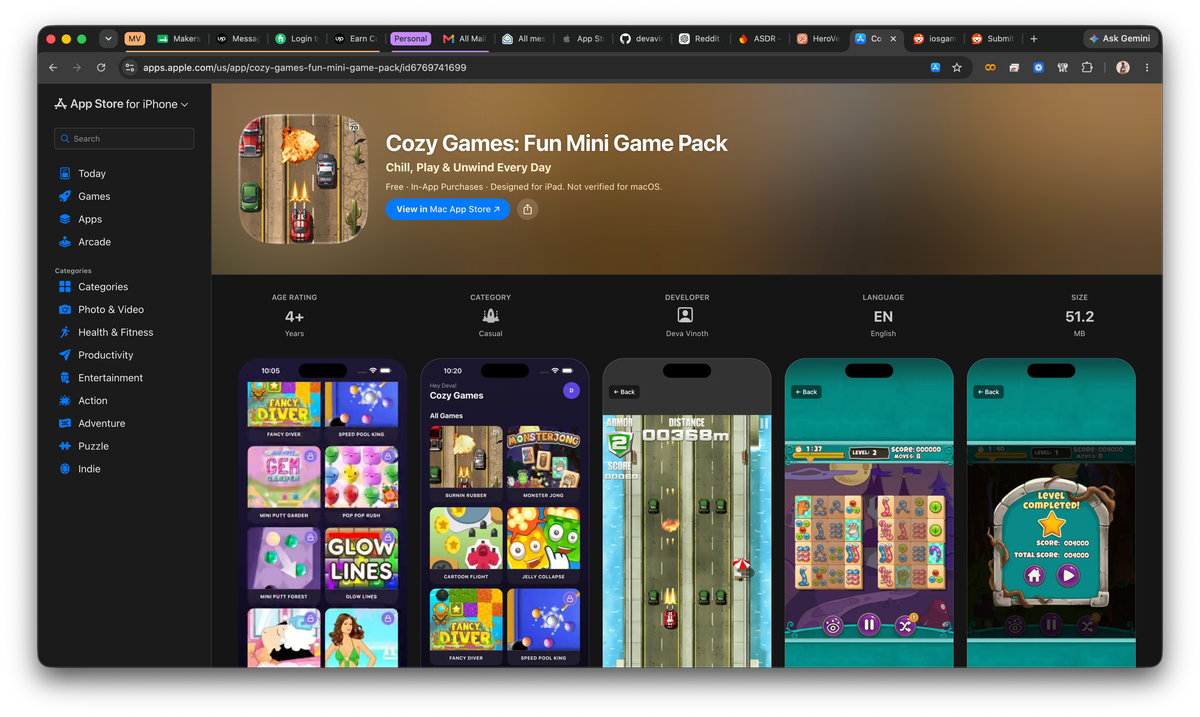 Cozy Games: Fun Mini Game Pack