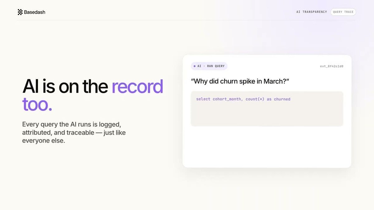 Basedash Audit Logs