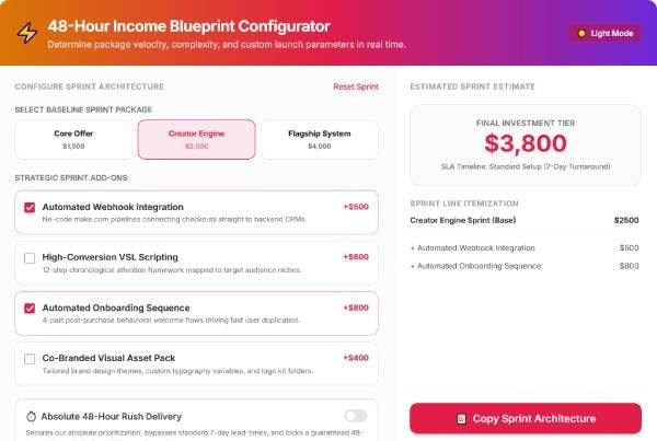 The Sovereign Creator Calculator Suite