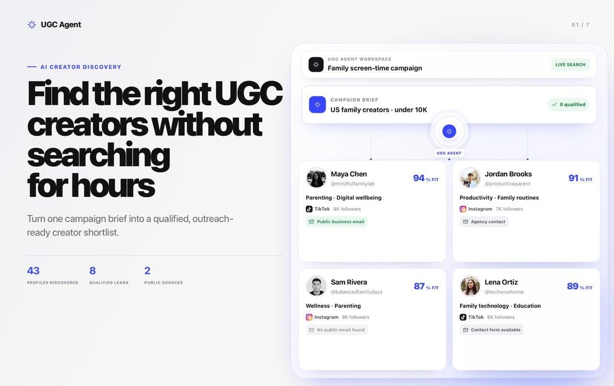 UGC Agent