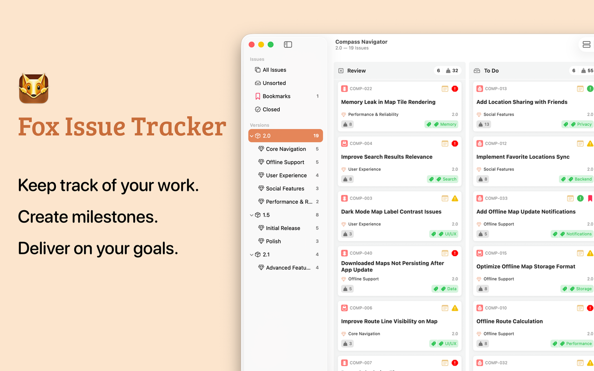Fox Issue Tracker 4