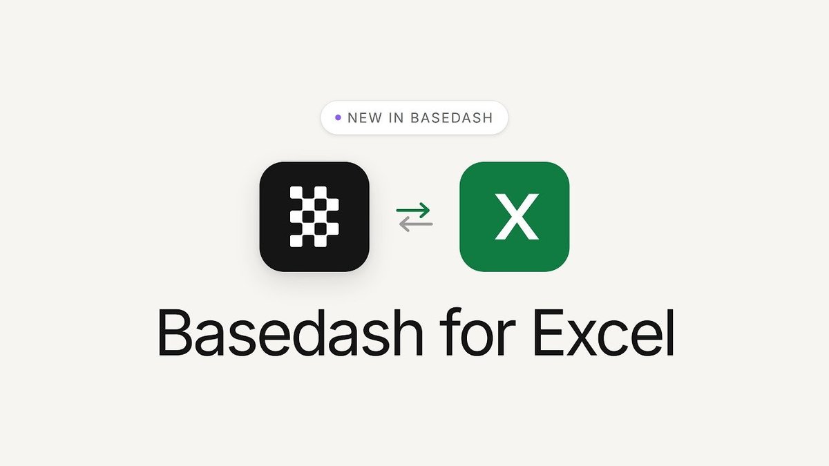 Basedash for Excel
