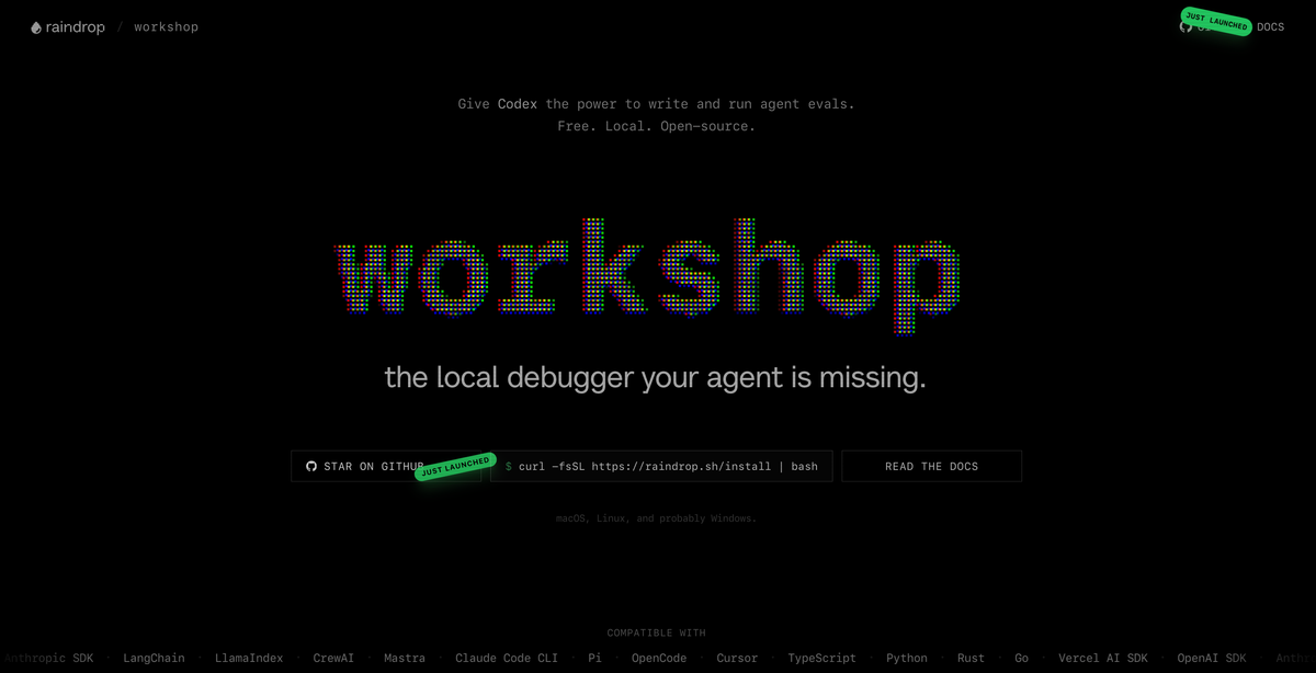 Raindrop Workshop
