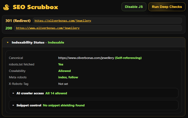 SEO Scrubbox