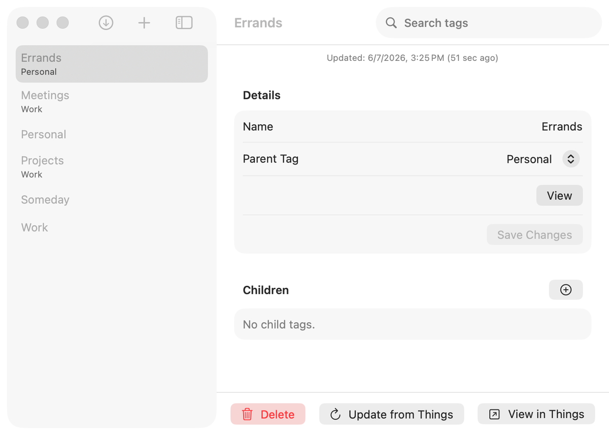 Things Tag Manager