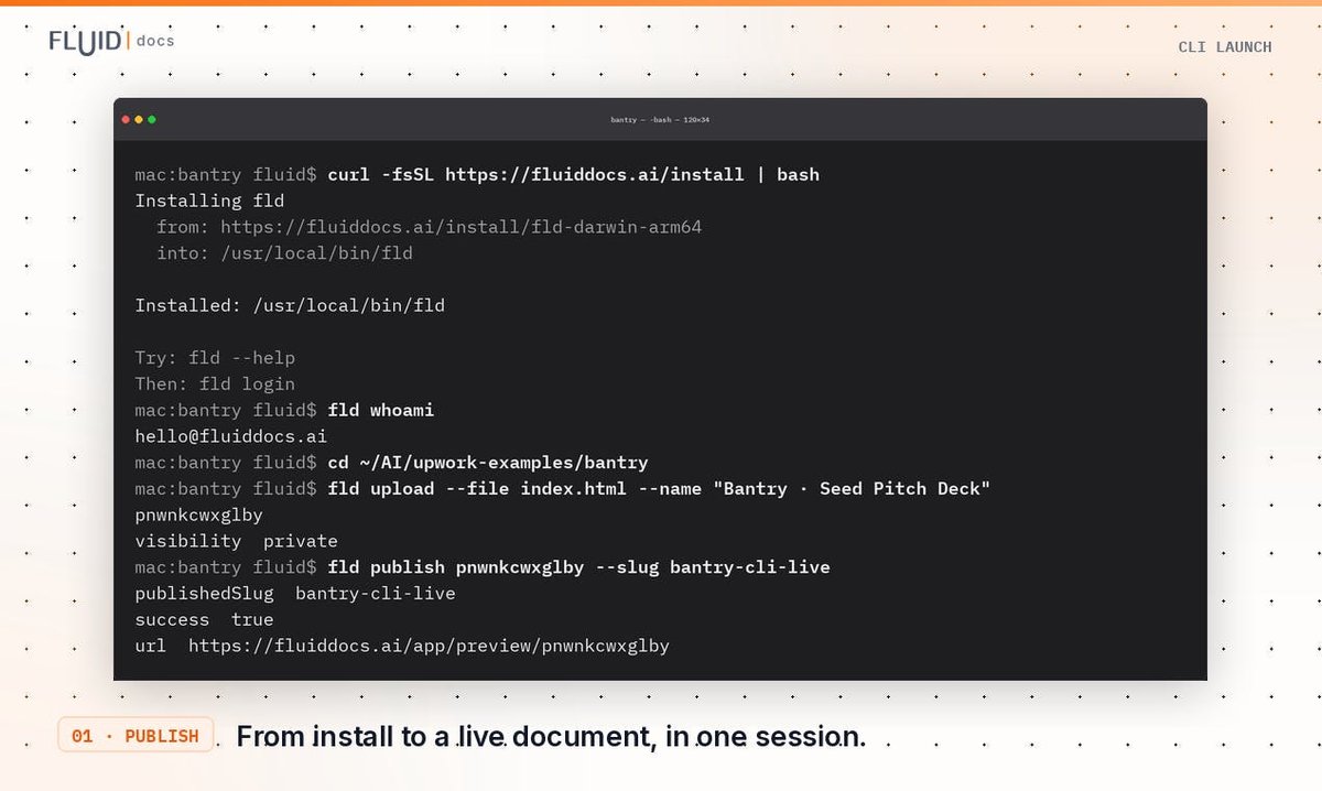 FluidDocs CLI