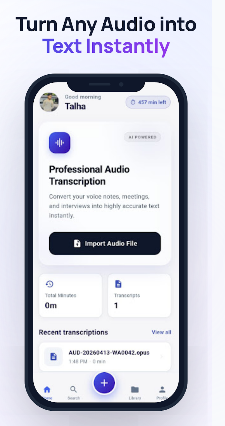 Hearless: Convert Whatsapp Voice to Text