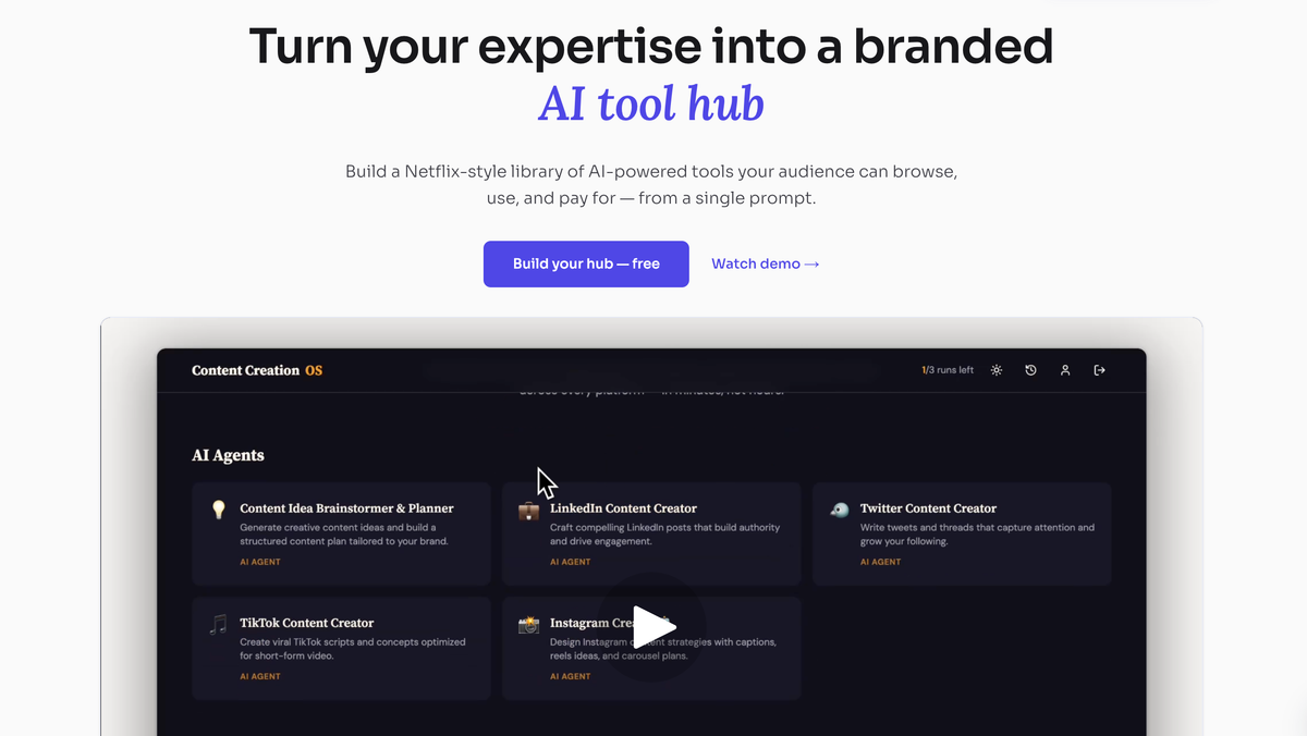 Agent Hub Builder