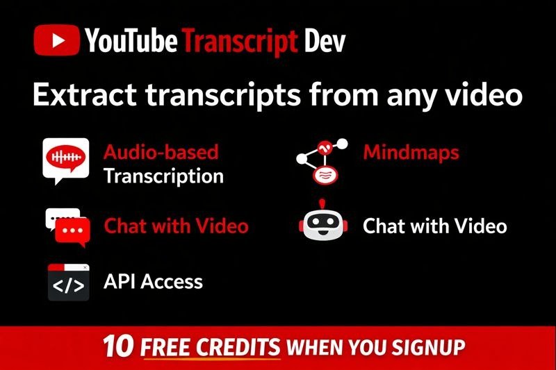 YouTubeTranscript.dev