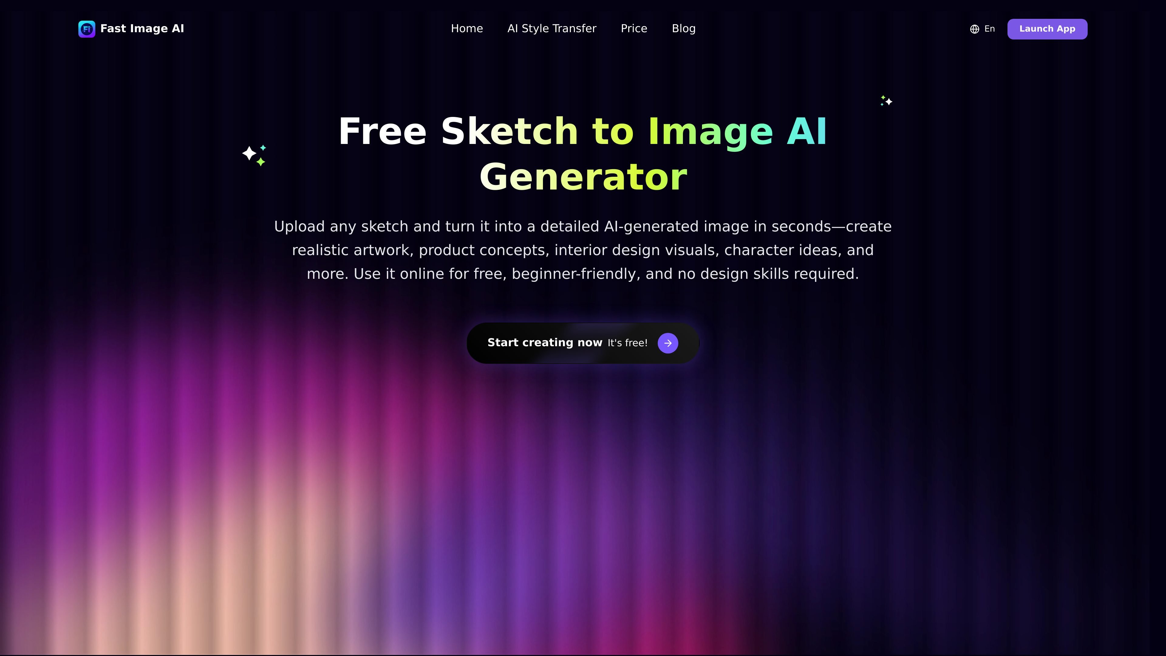 Fast Image AI Sketch to Image
