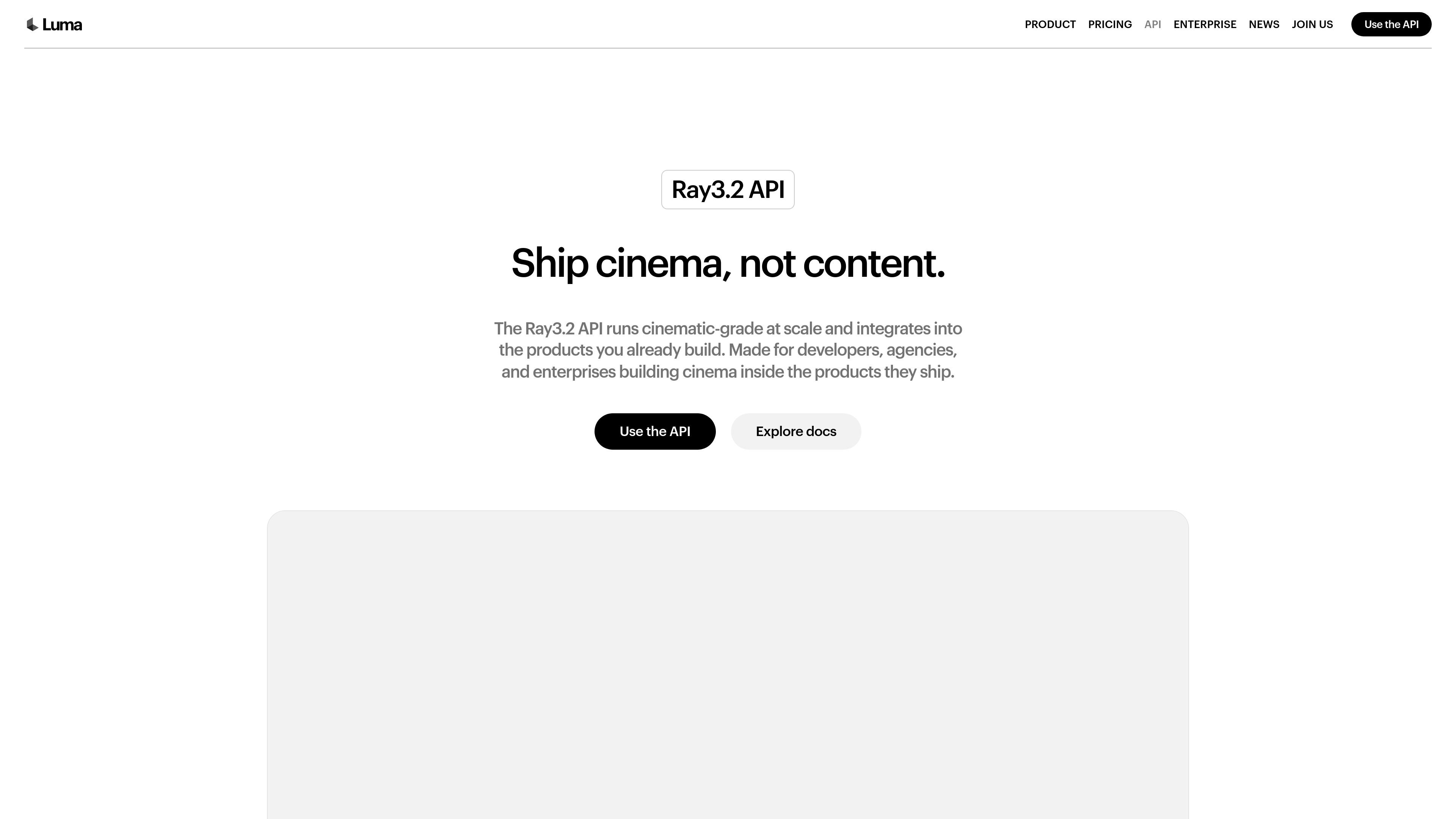 Luma API