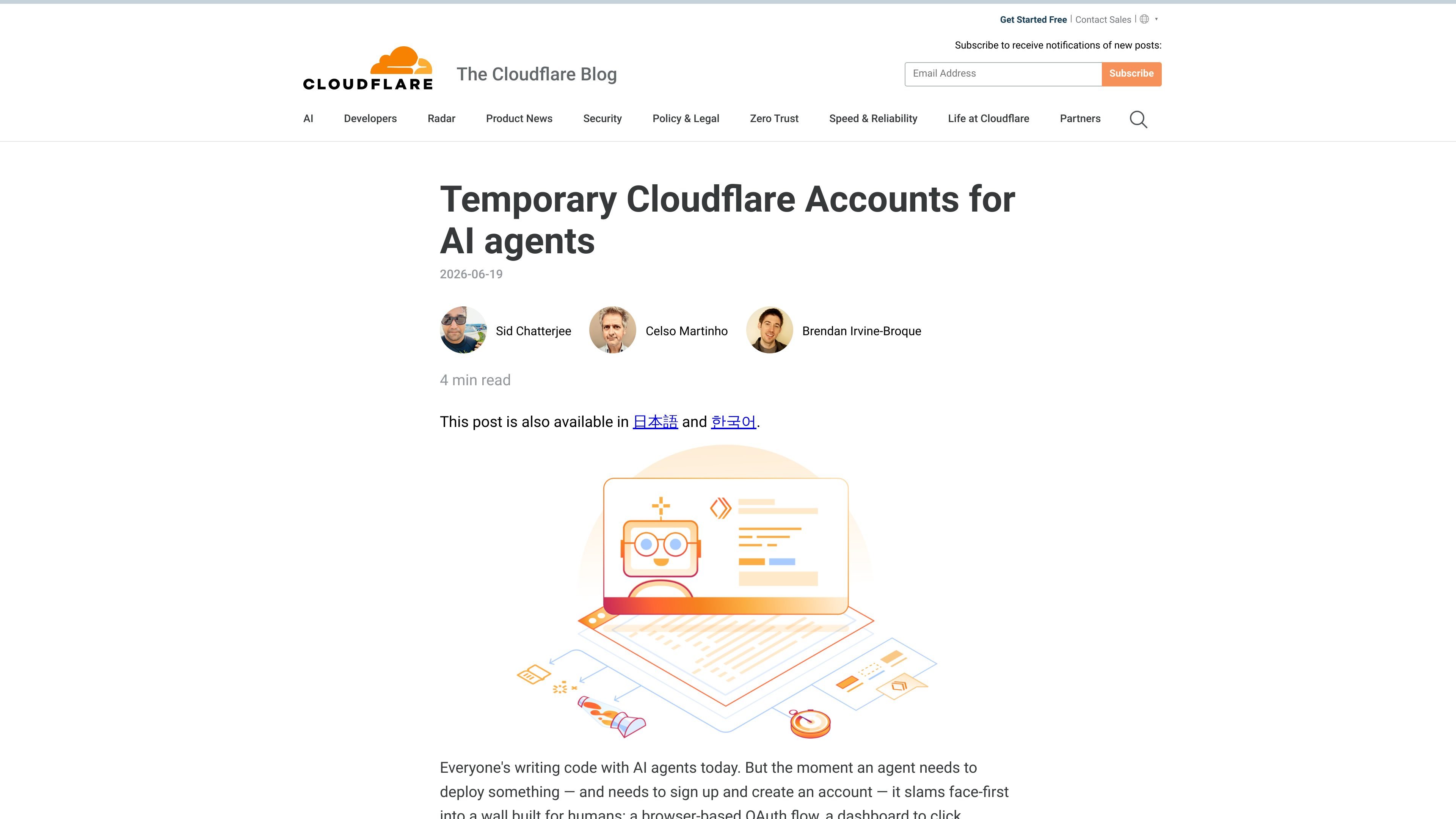 Temporary Cloudflare Accounts
