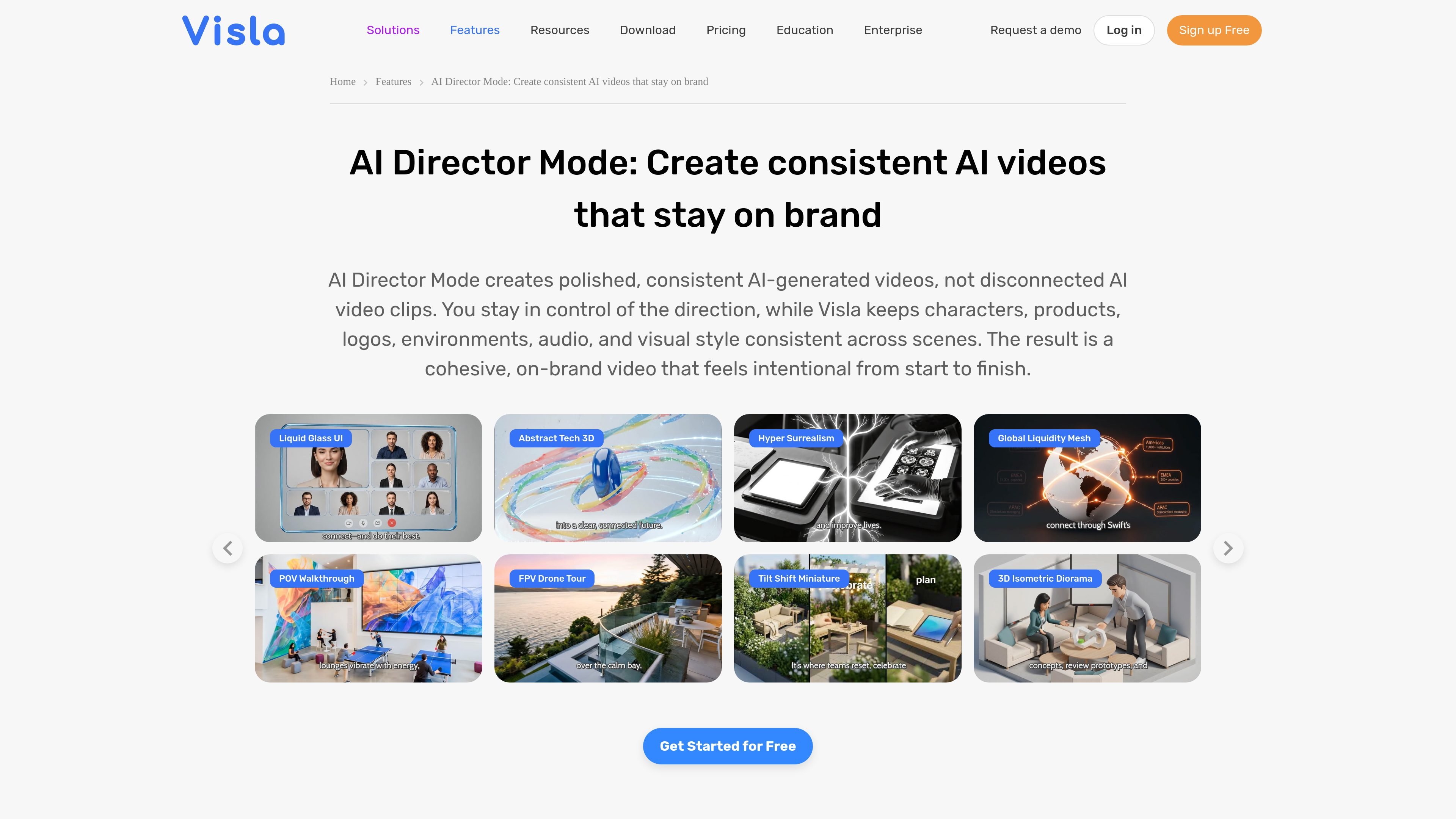 Visla AI Director Mode