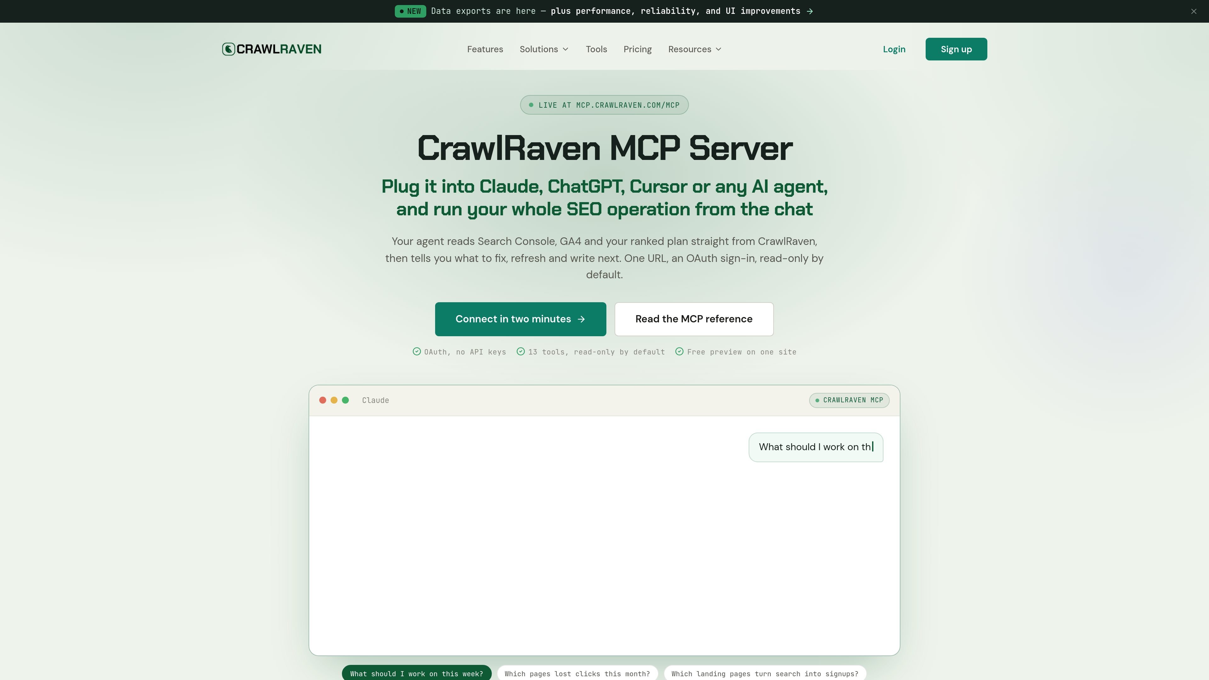 CrawlRaven MCP Server