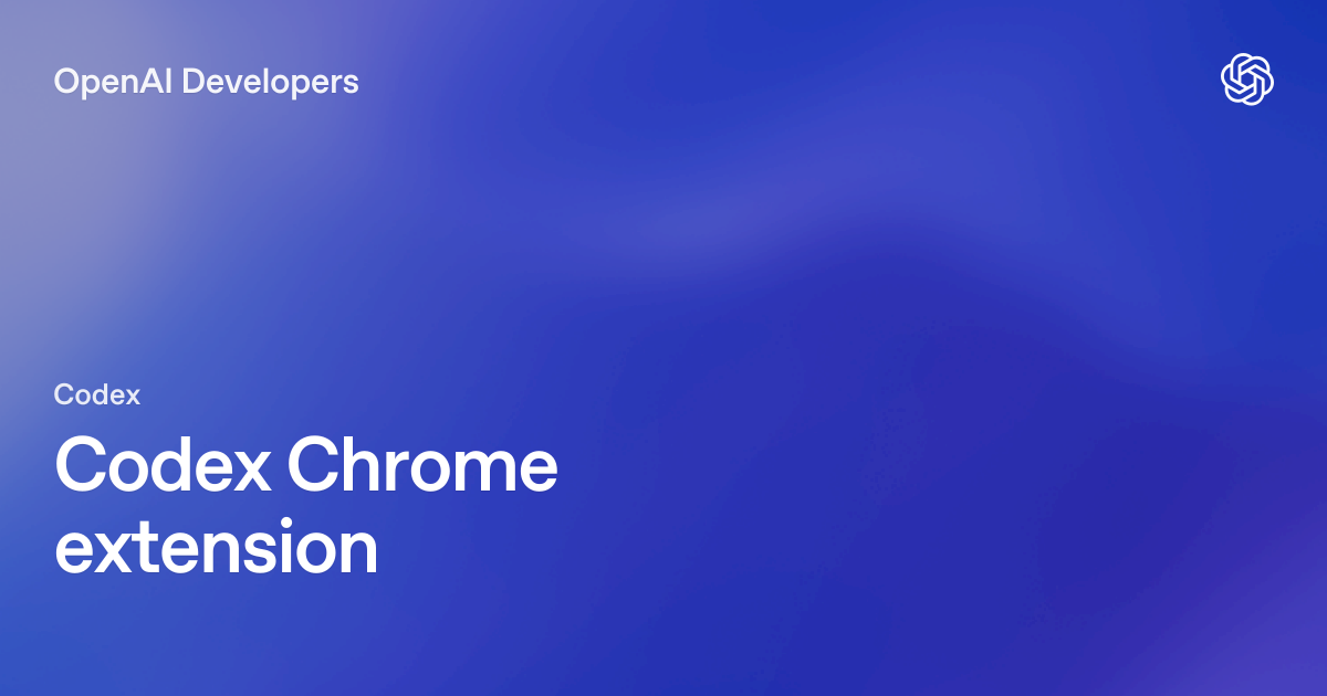 Codex Chrome extension