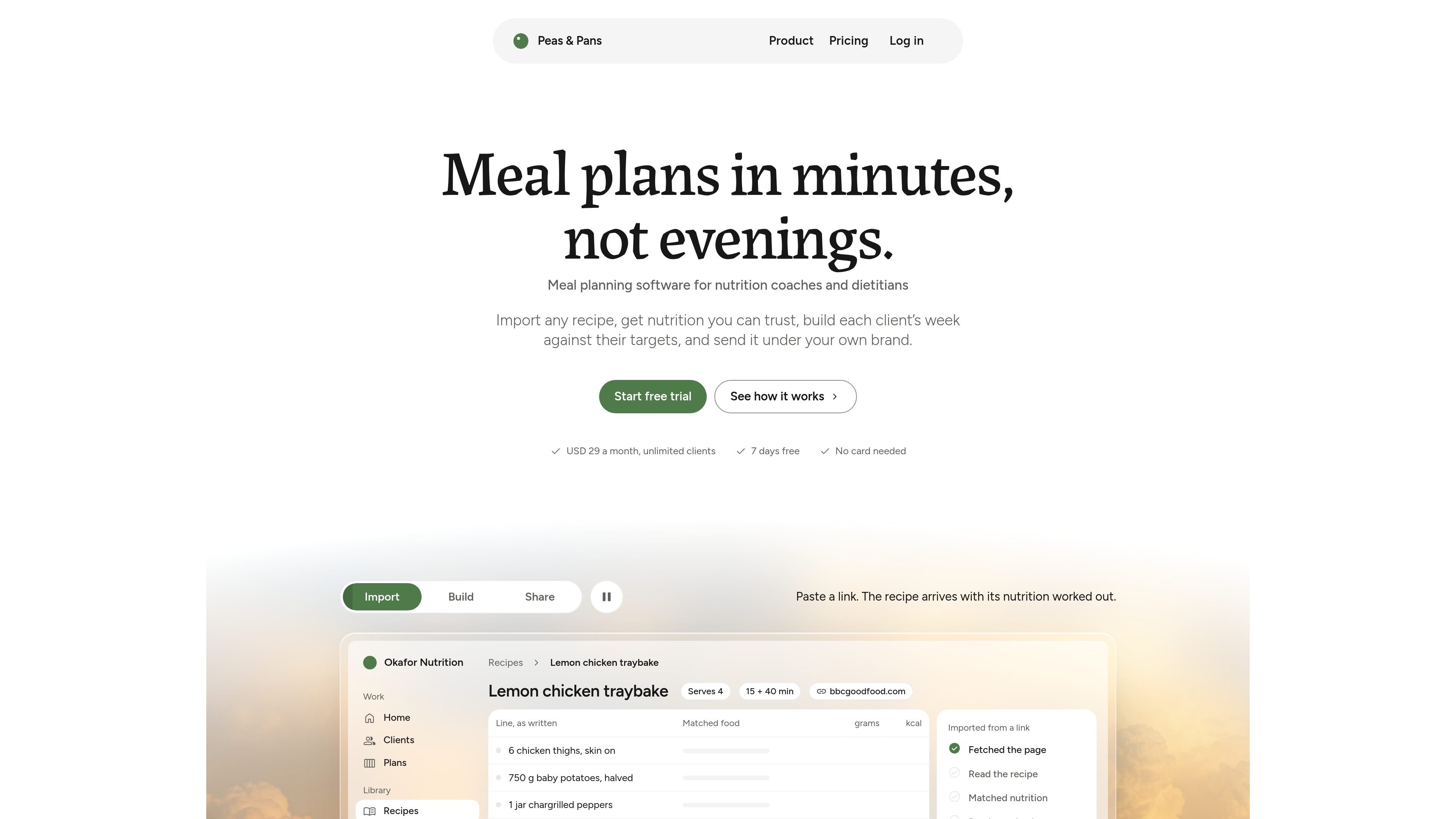 Peas & Pans