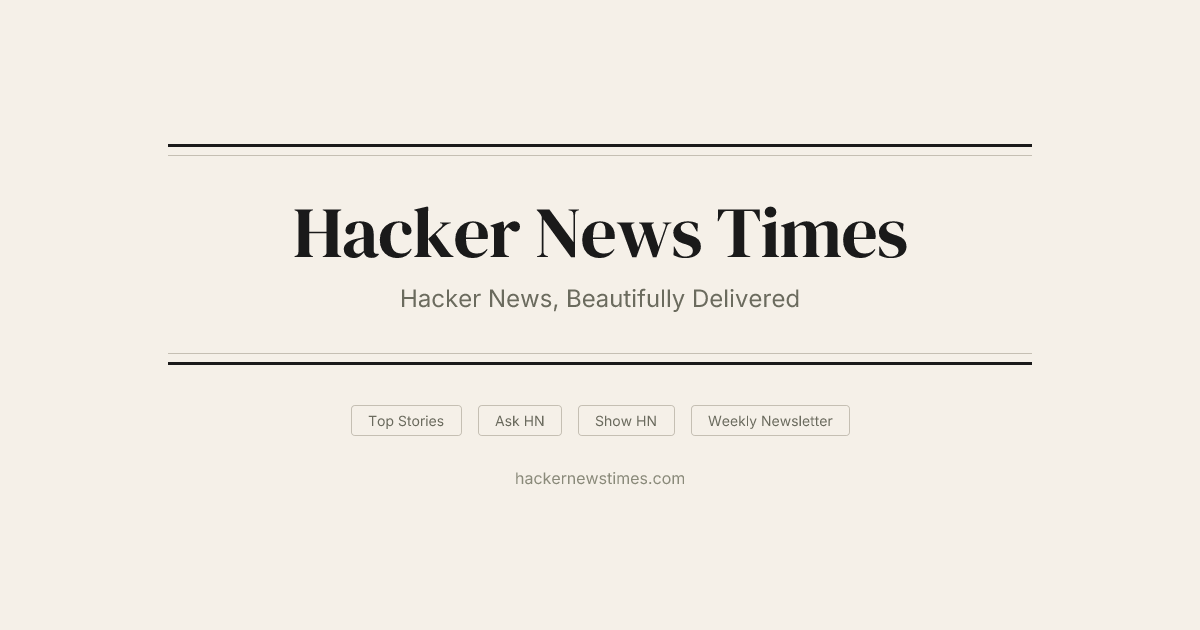 Hacker News Times