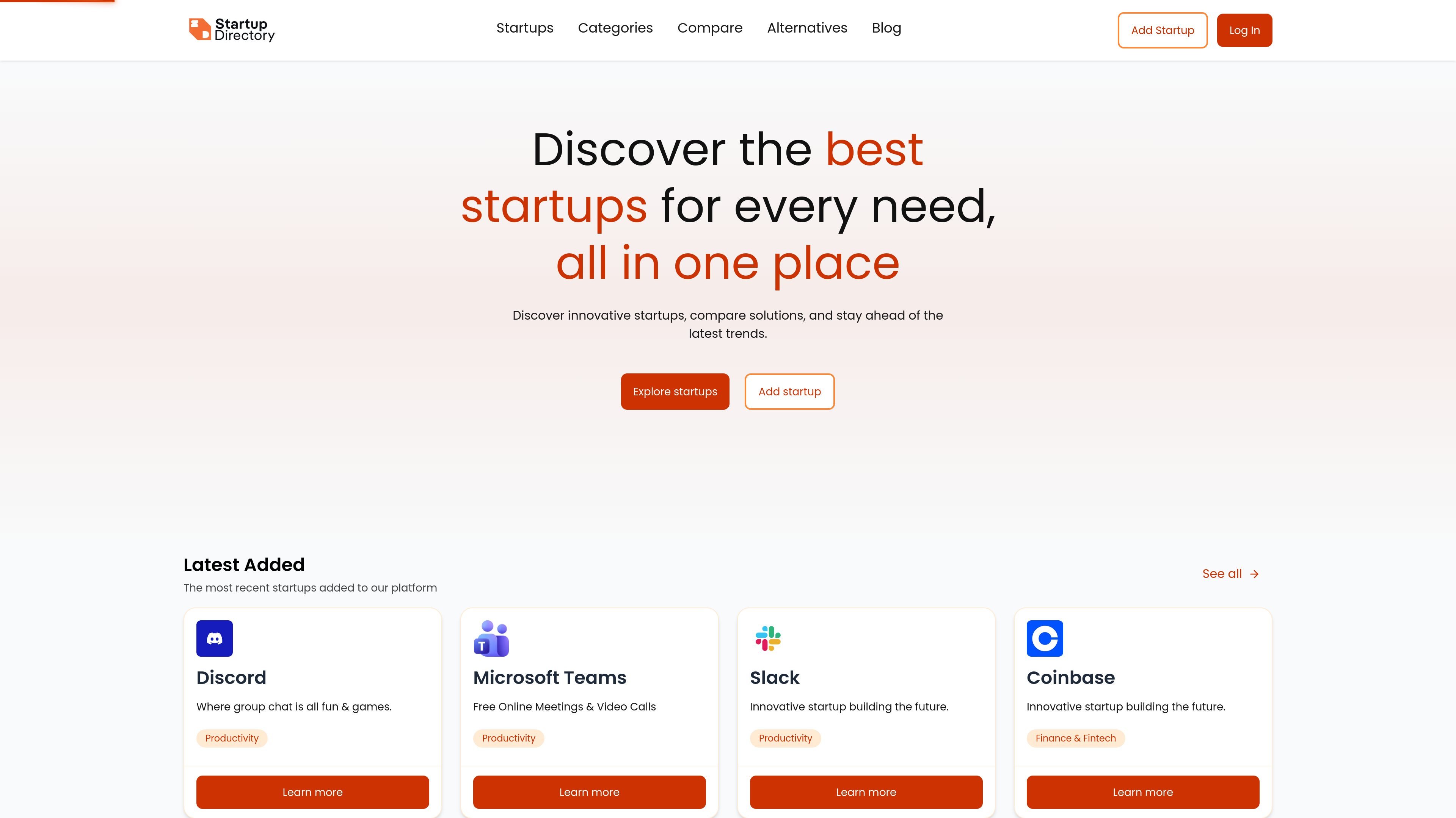 StartupDirectory.io