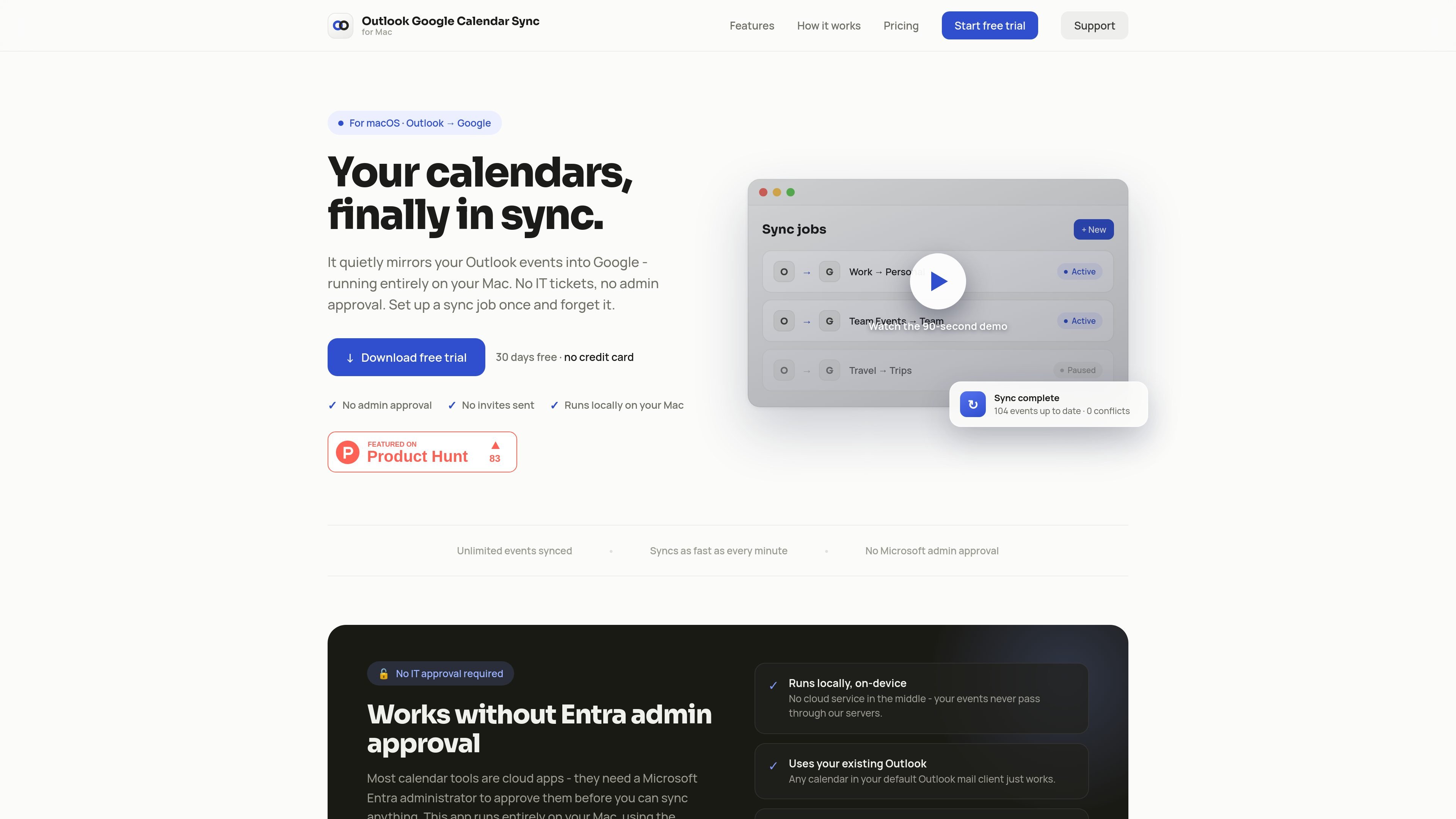 Outlook Google Calendar Sync for Mac