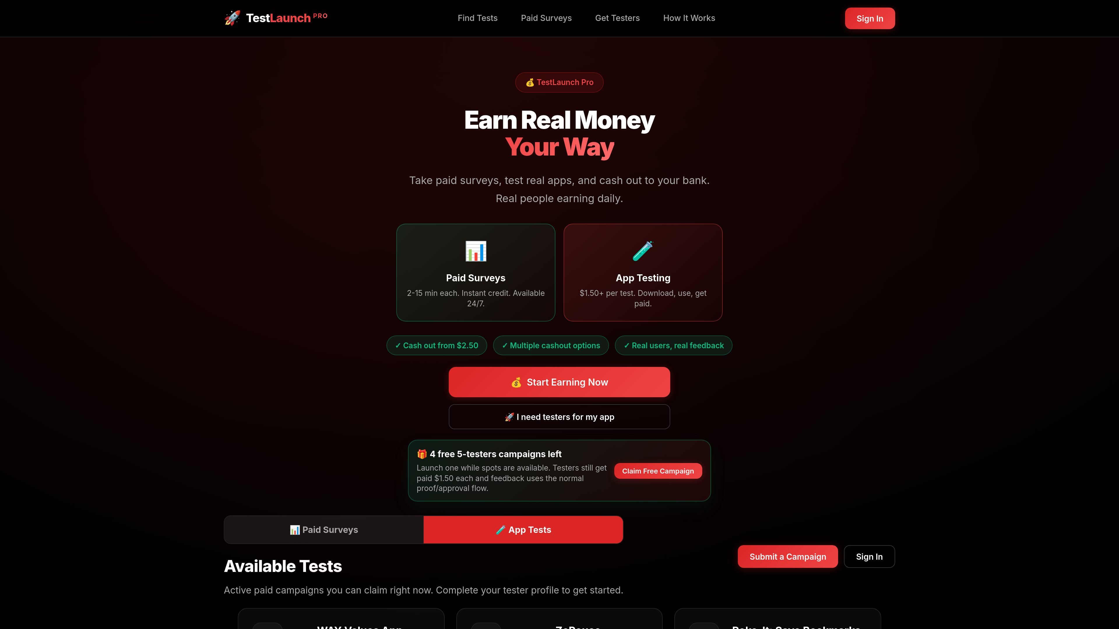 TestLaunch Pro