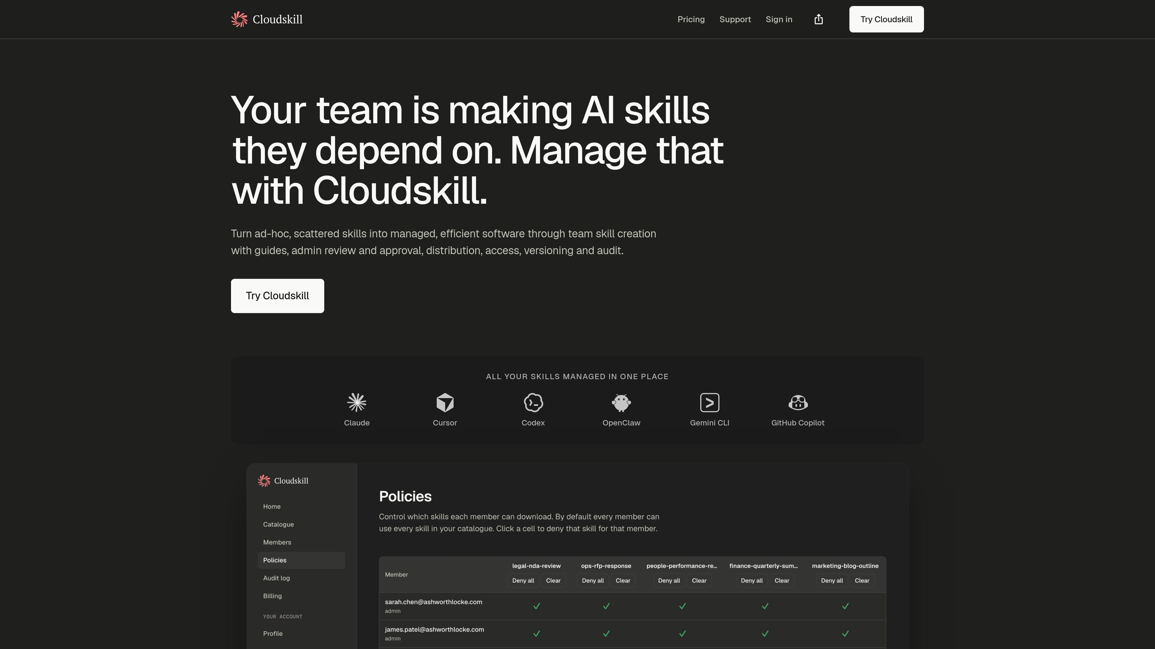 Cloudskill