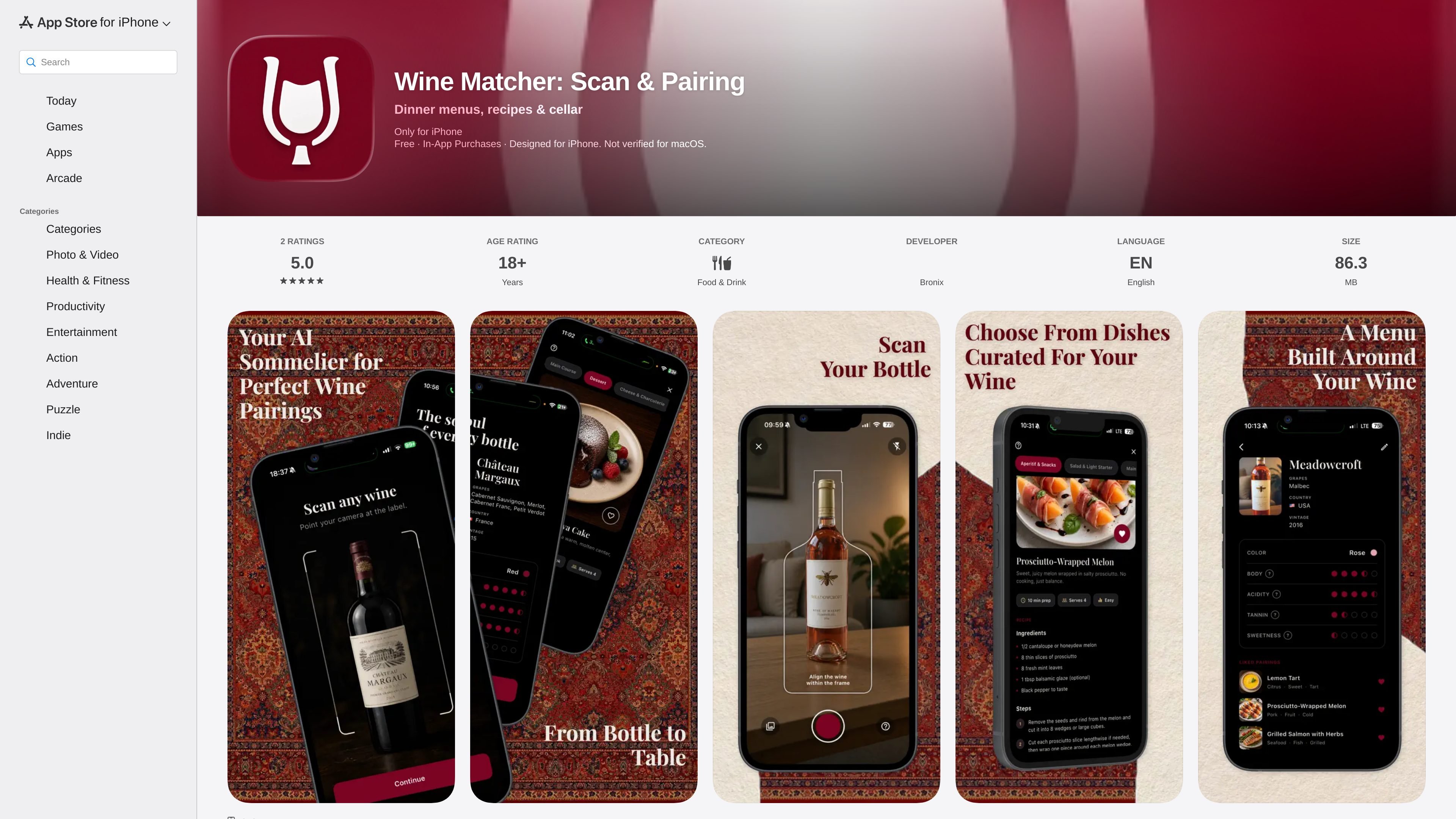 Wine Matcher