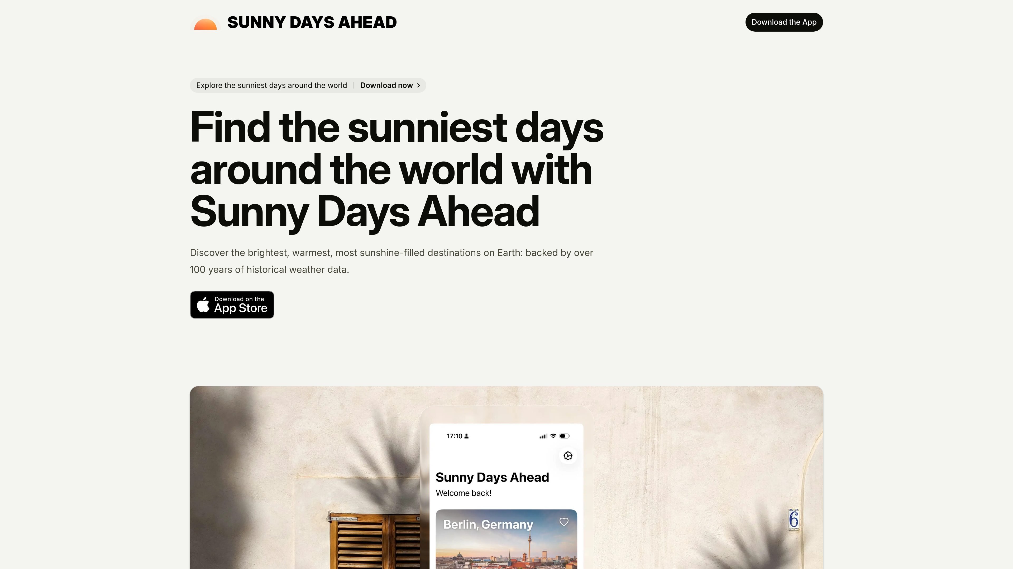 Sunny Days Ahead