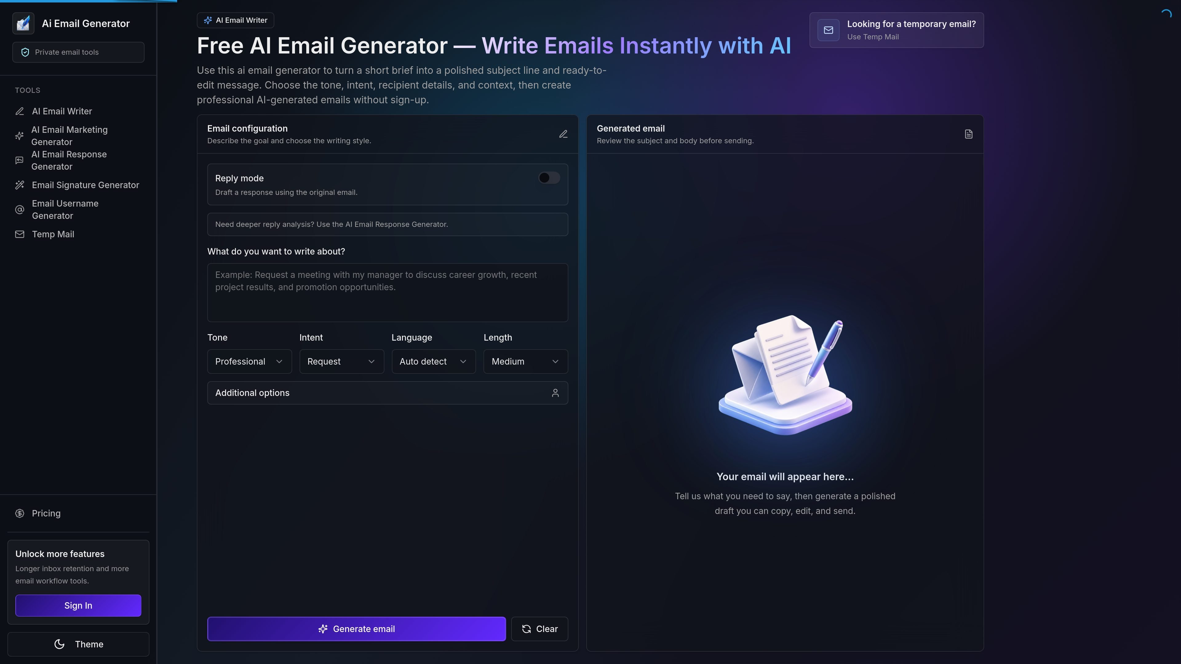 AI Email Generator