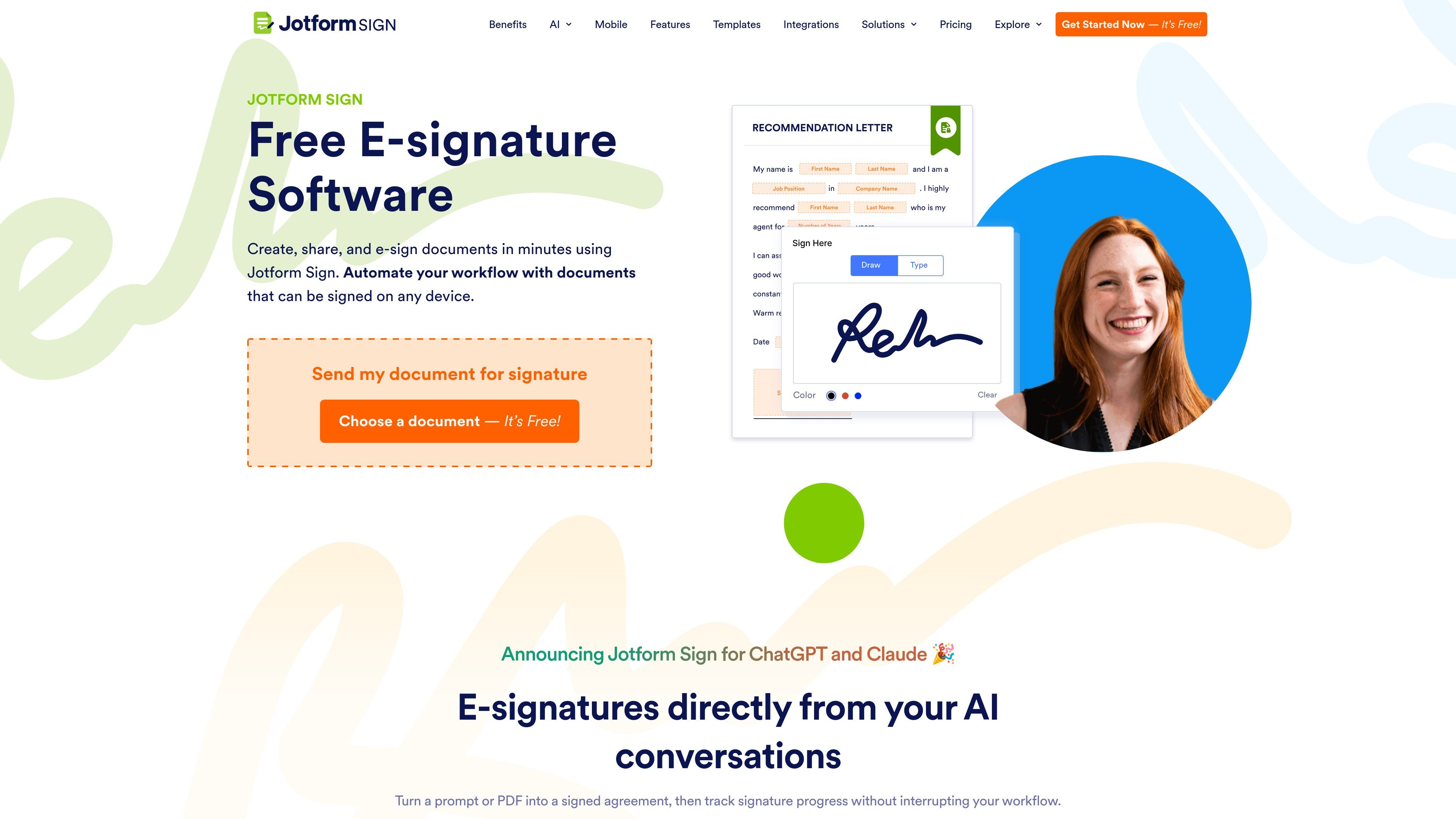 Jotform Sign