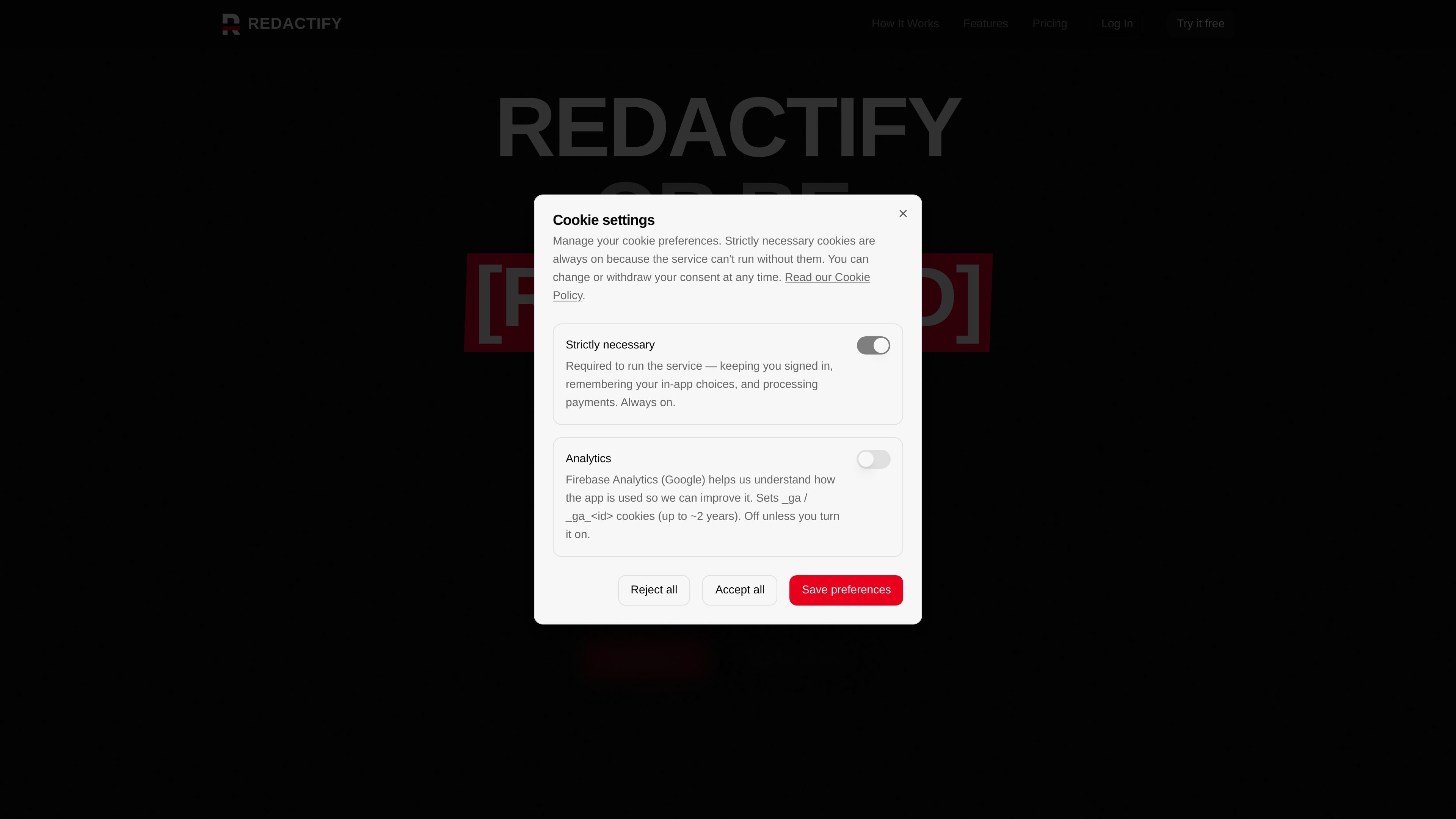 Redactify