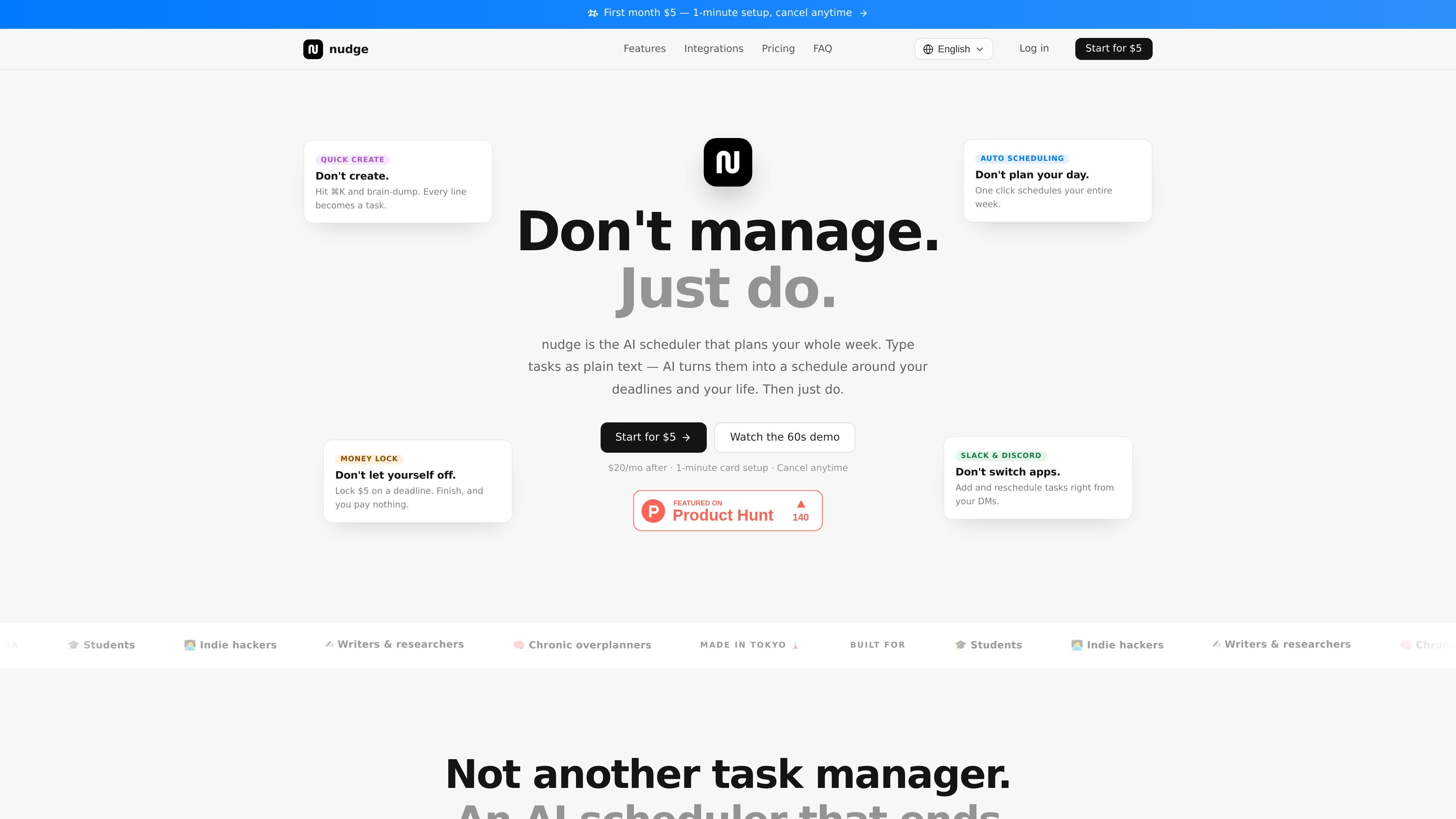 Nudge Task