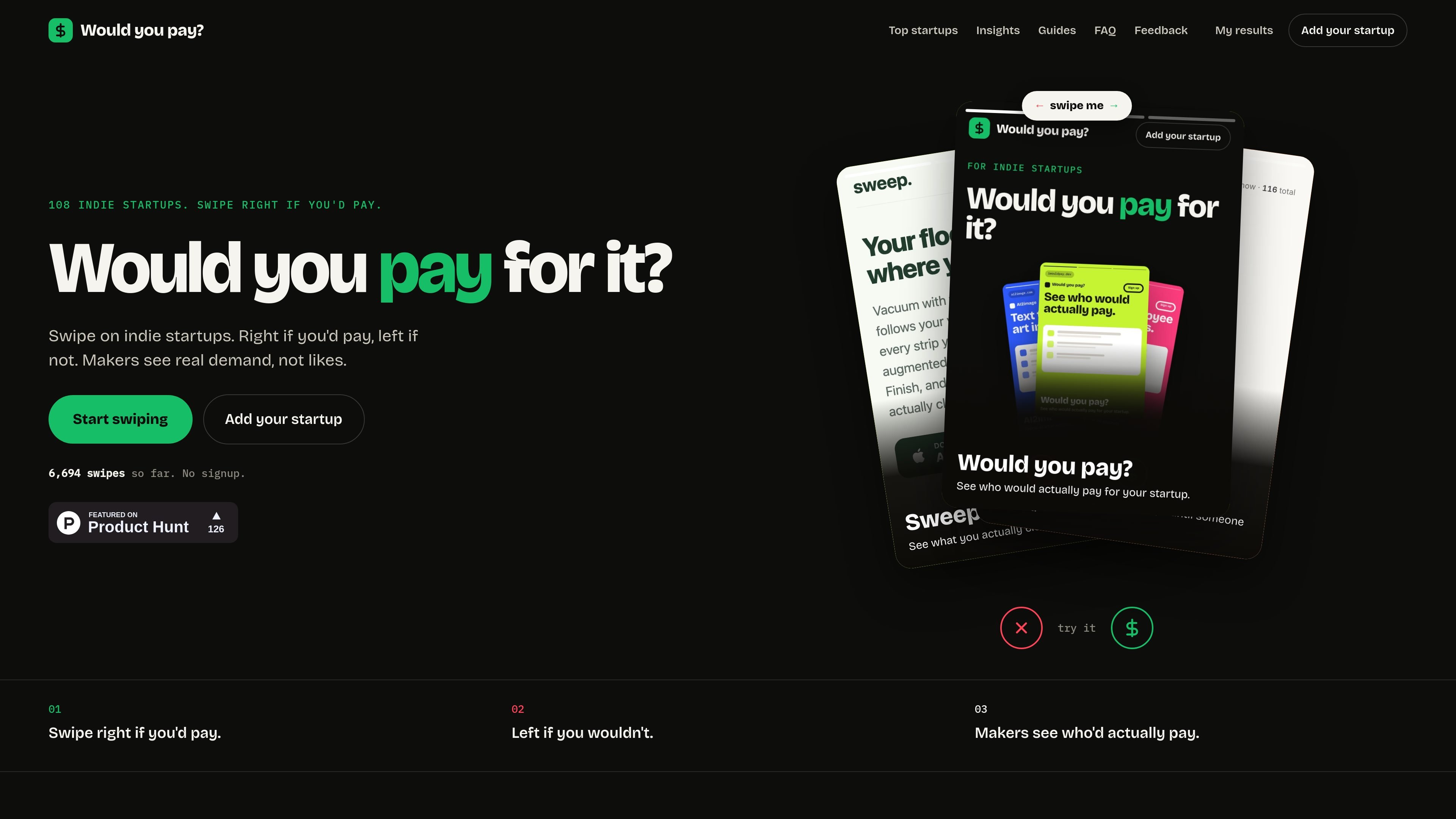 Would you pay?
