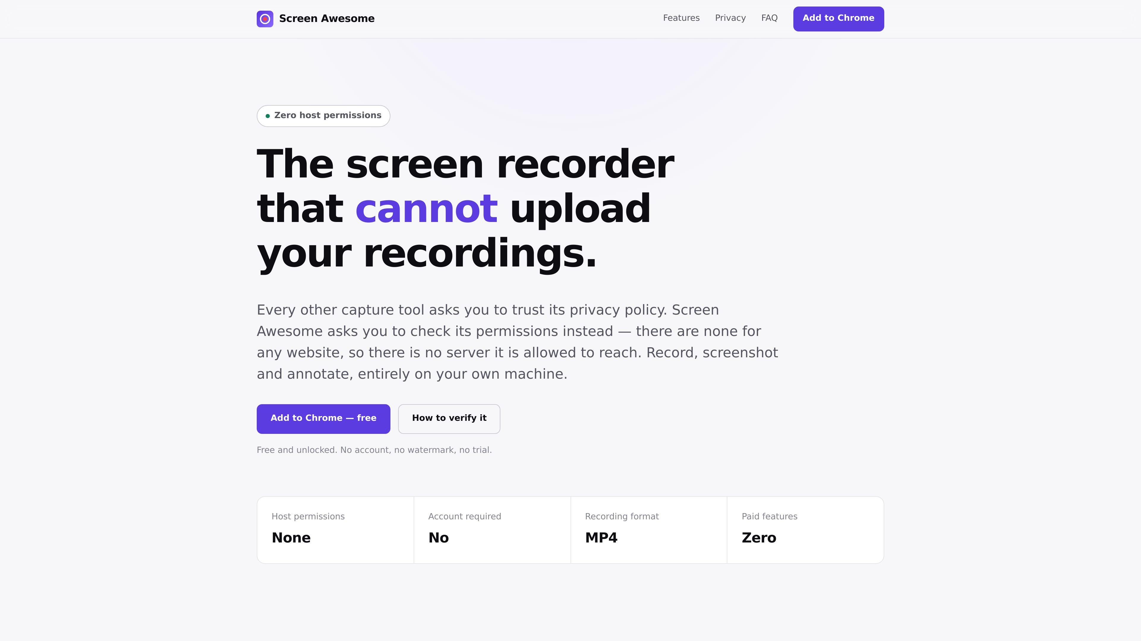 Screen Awesome