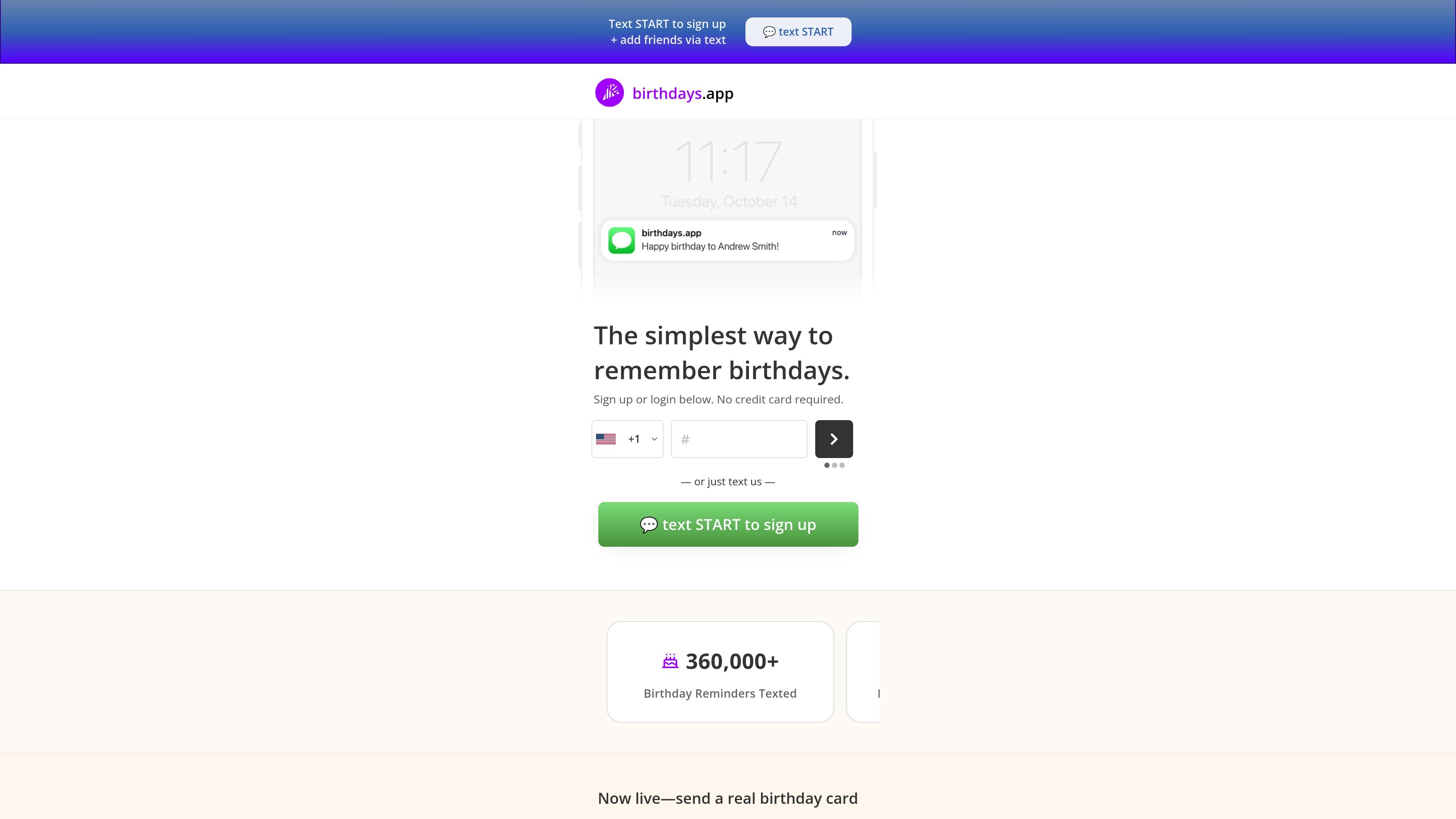 birthdays.app