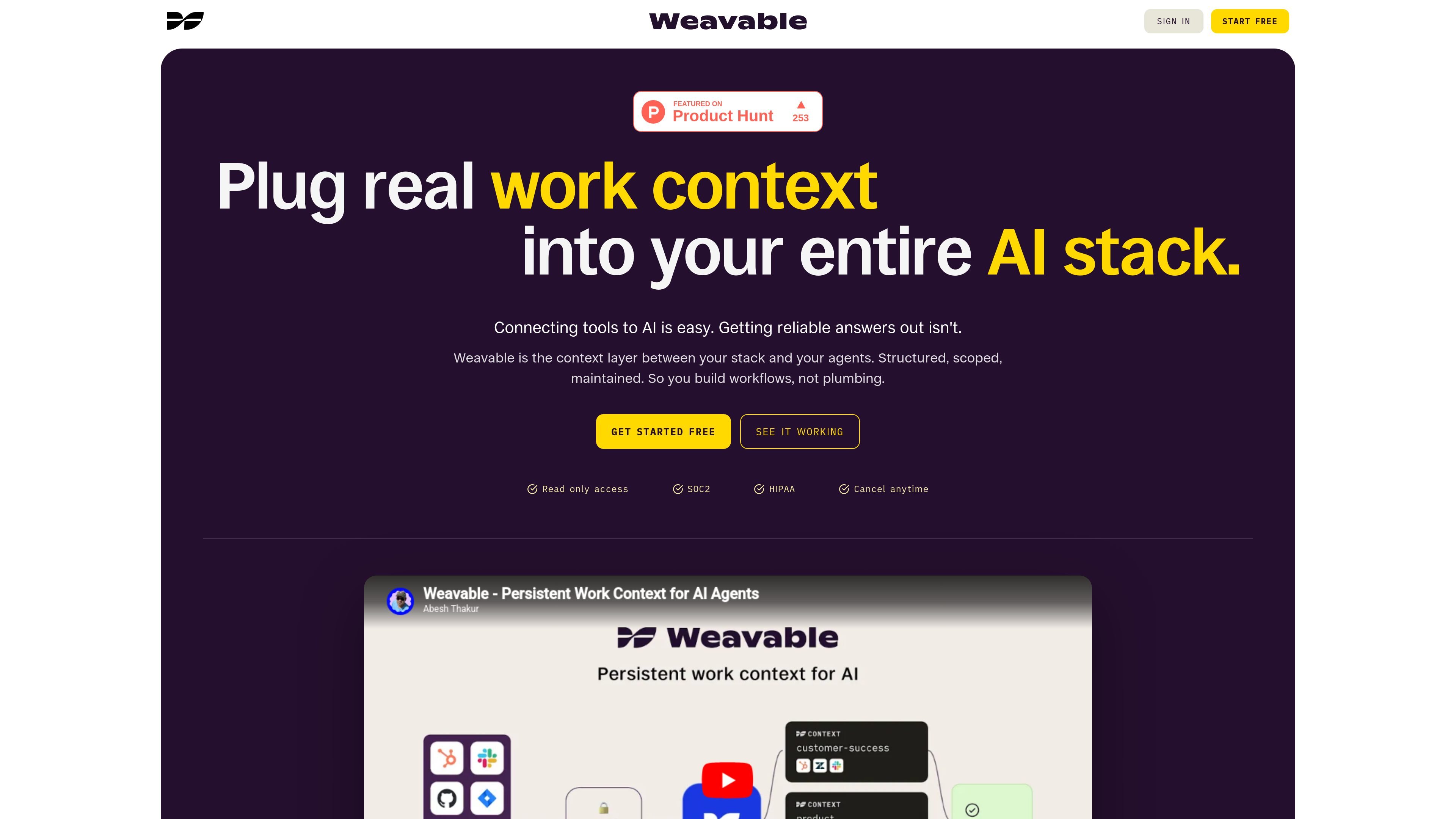 Weavable