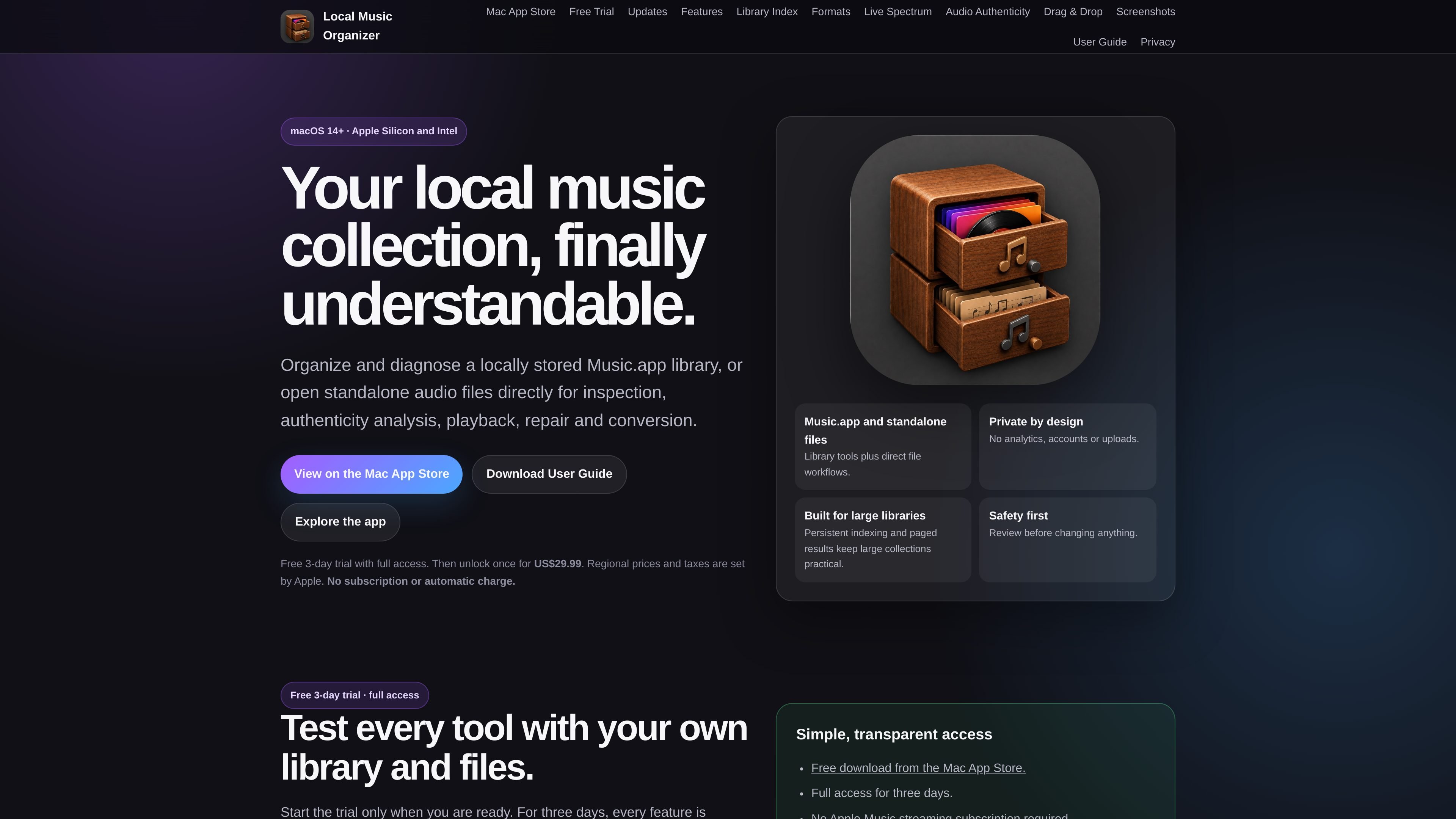 Local Music Organizer
