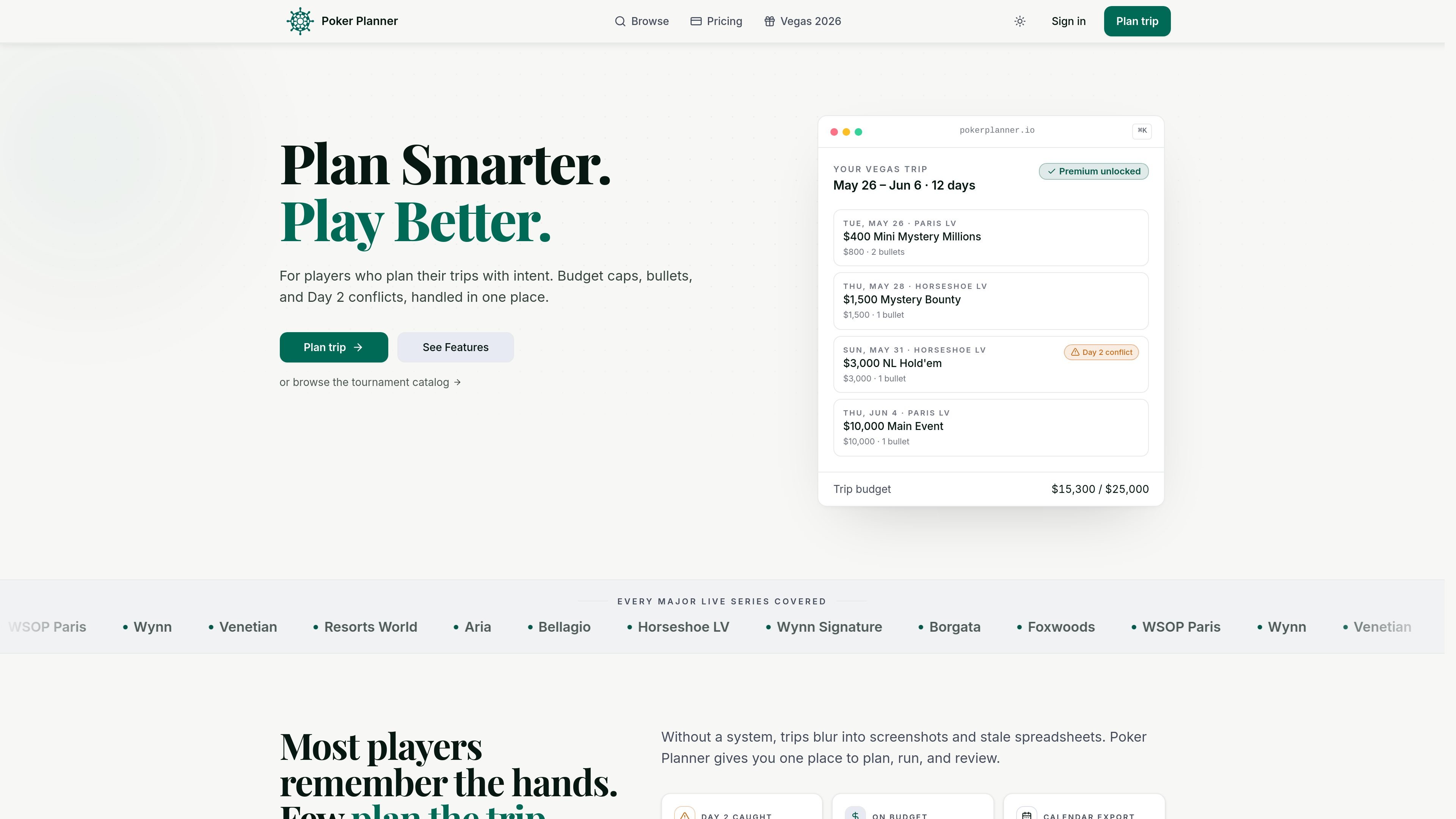 Poker Planner