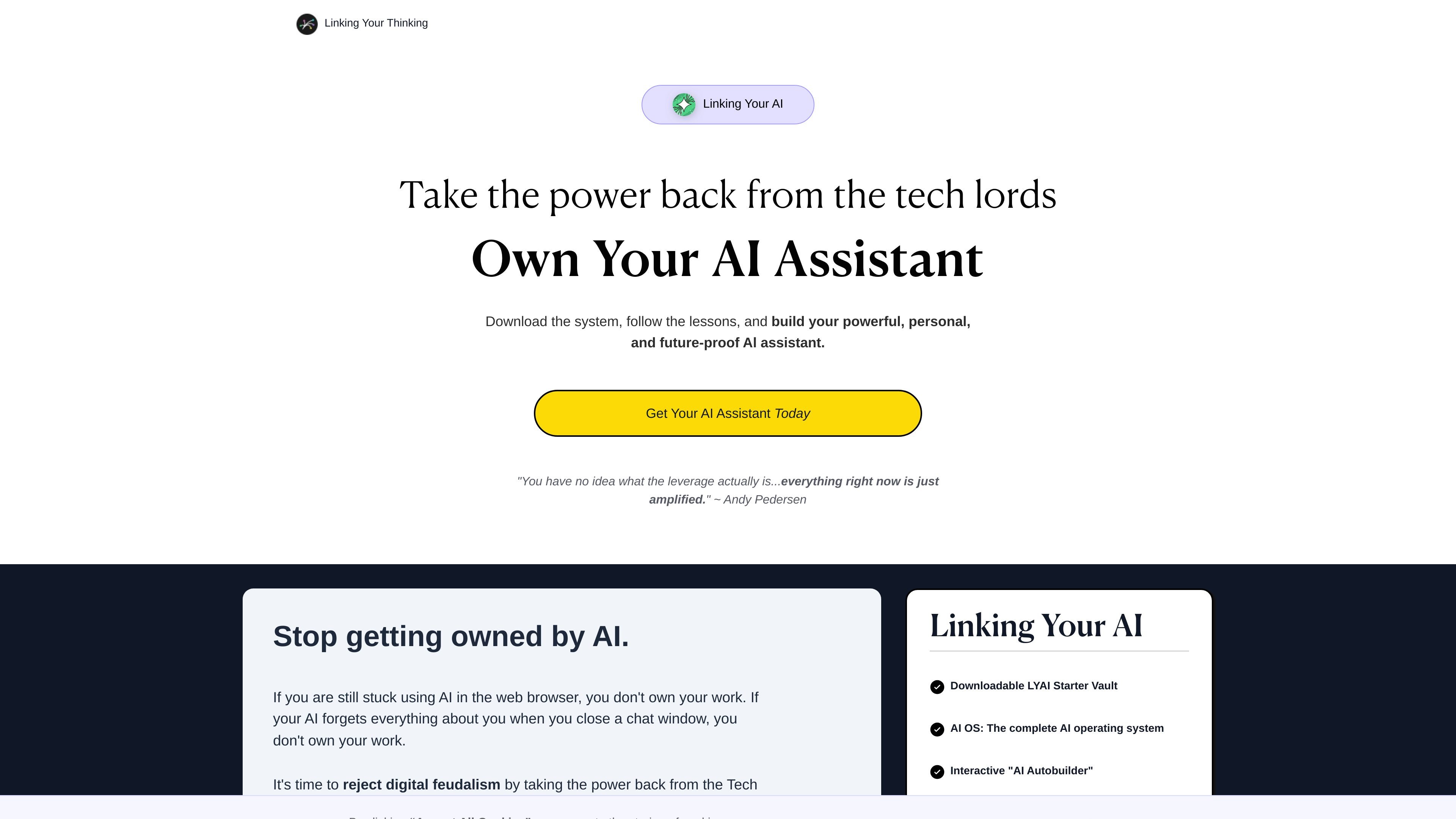 Linking Your AI