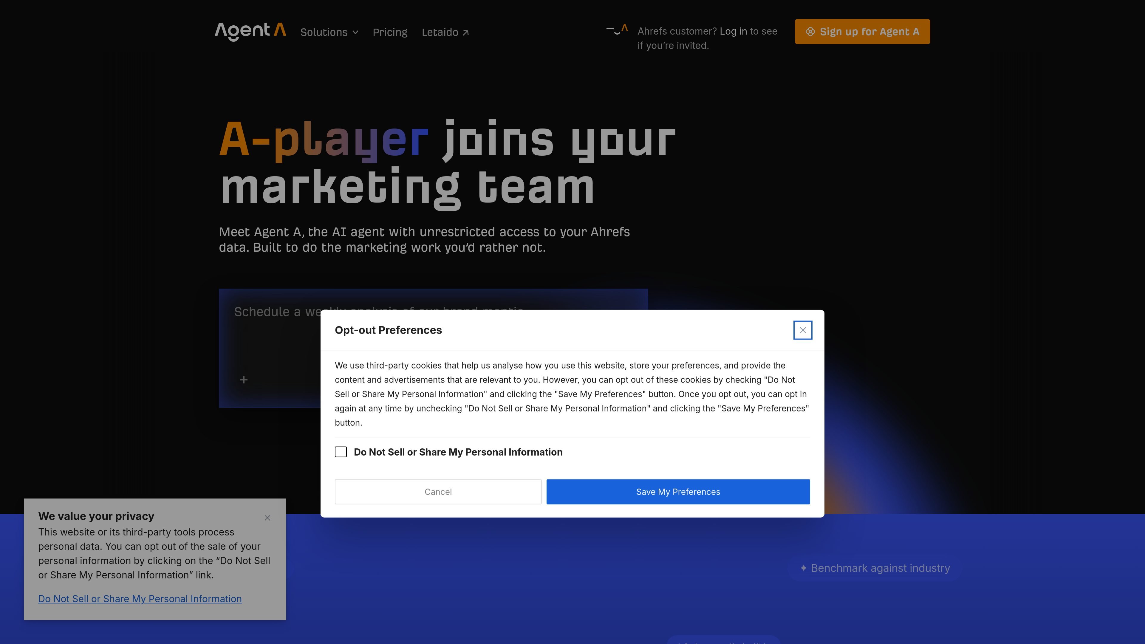 Agent A by Ahrefs