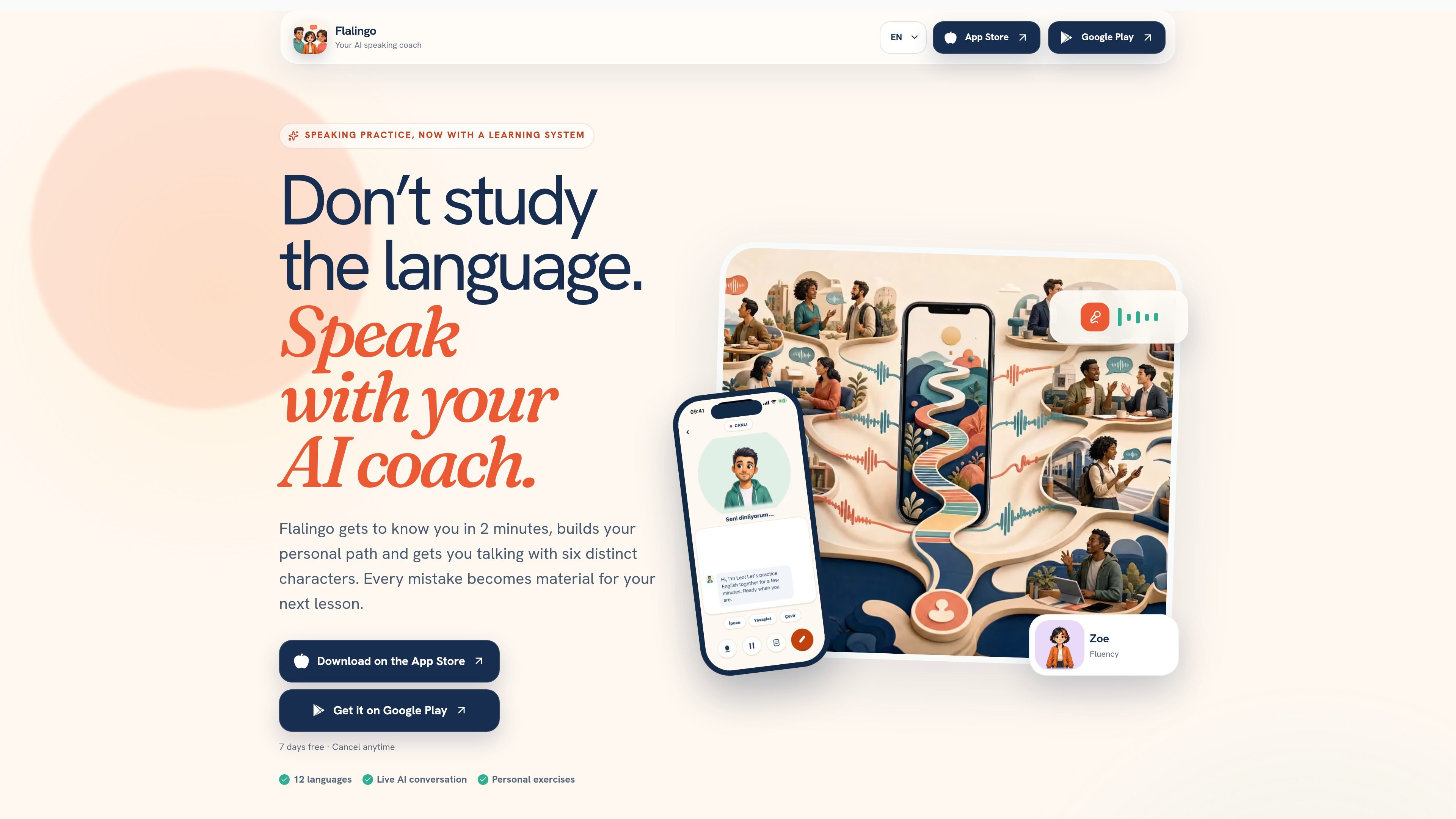 Flalingo AI Speaking Coach