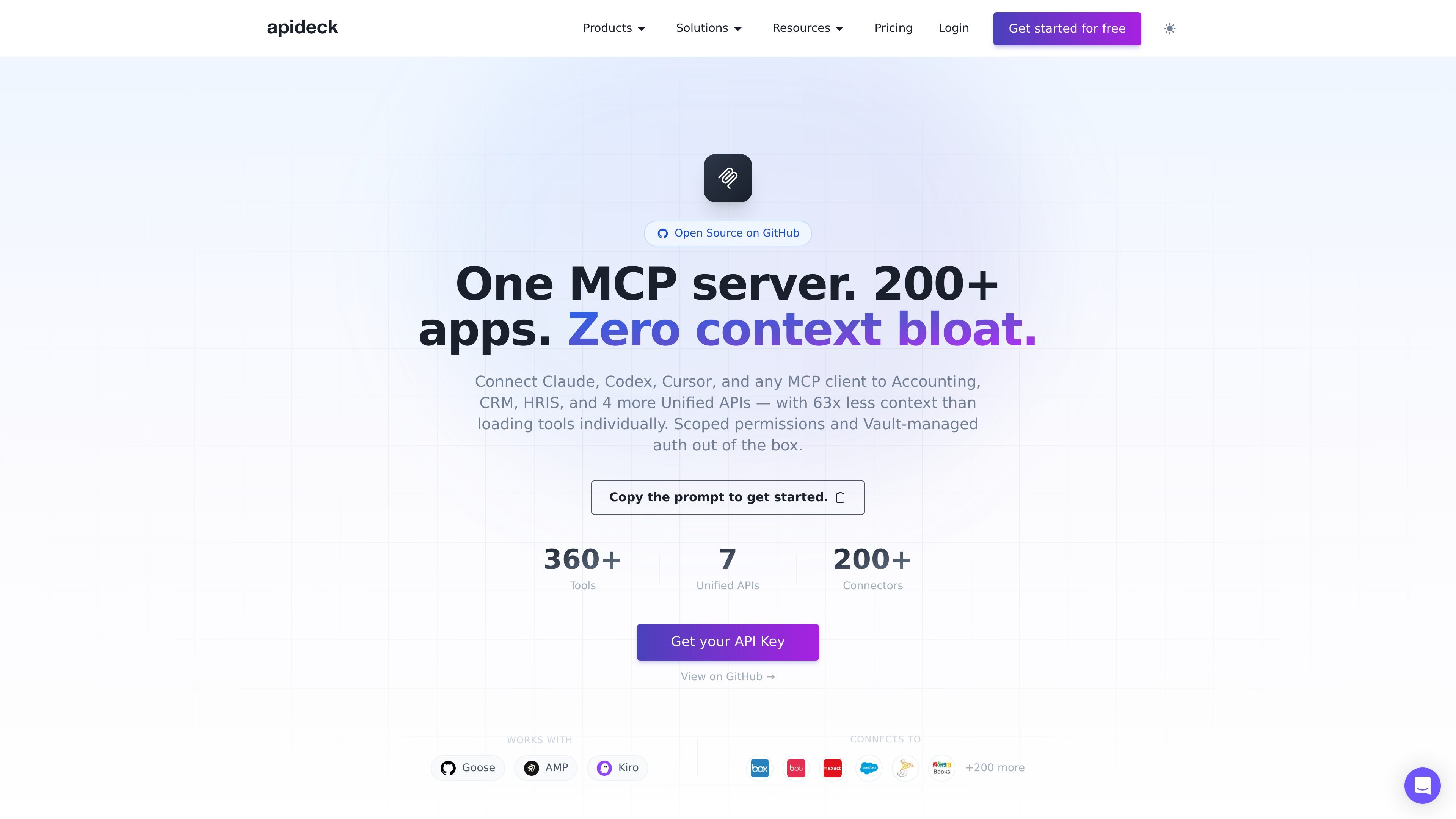 Apideck MCP Server