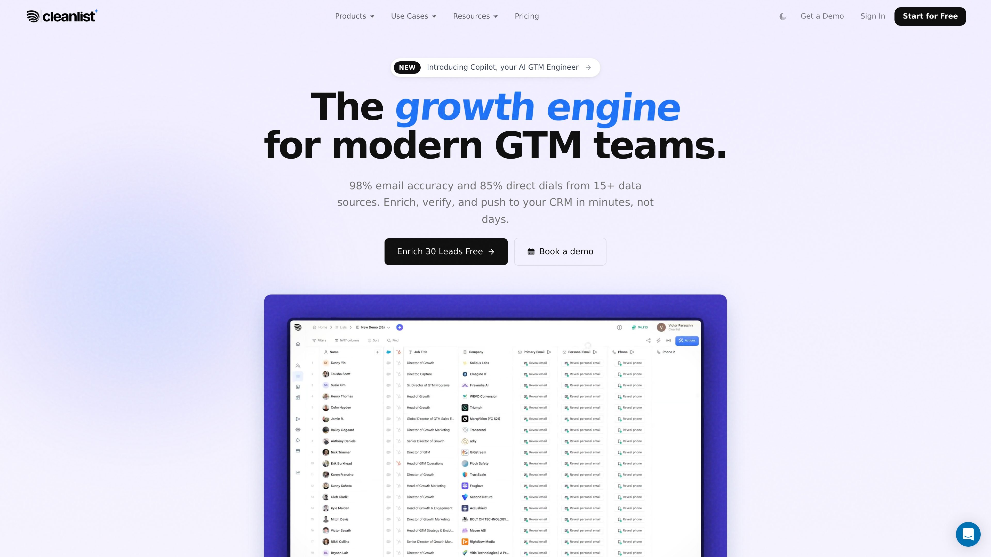 Cleanlist