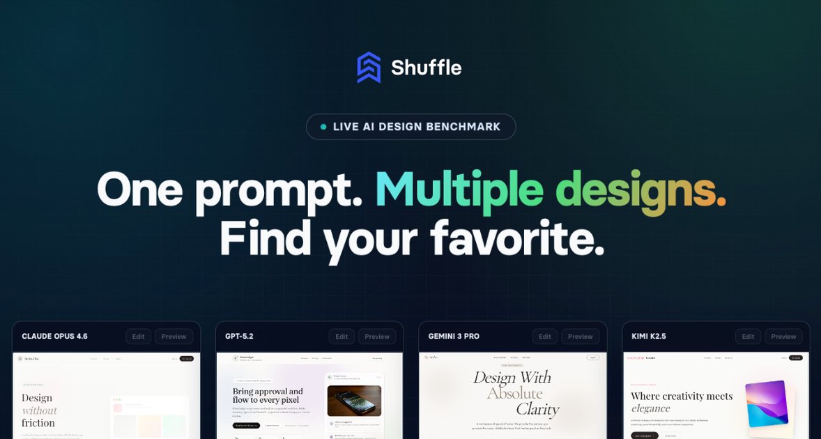 Live AI Design Benchmark