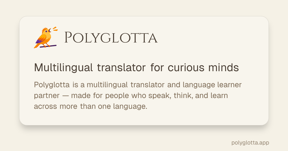 Polyglotta