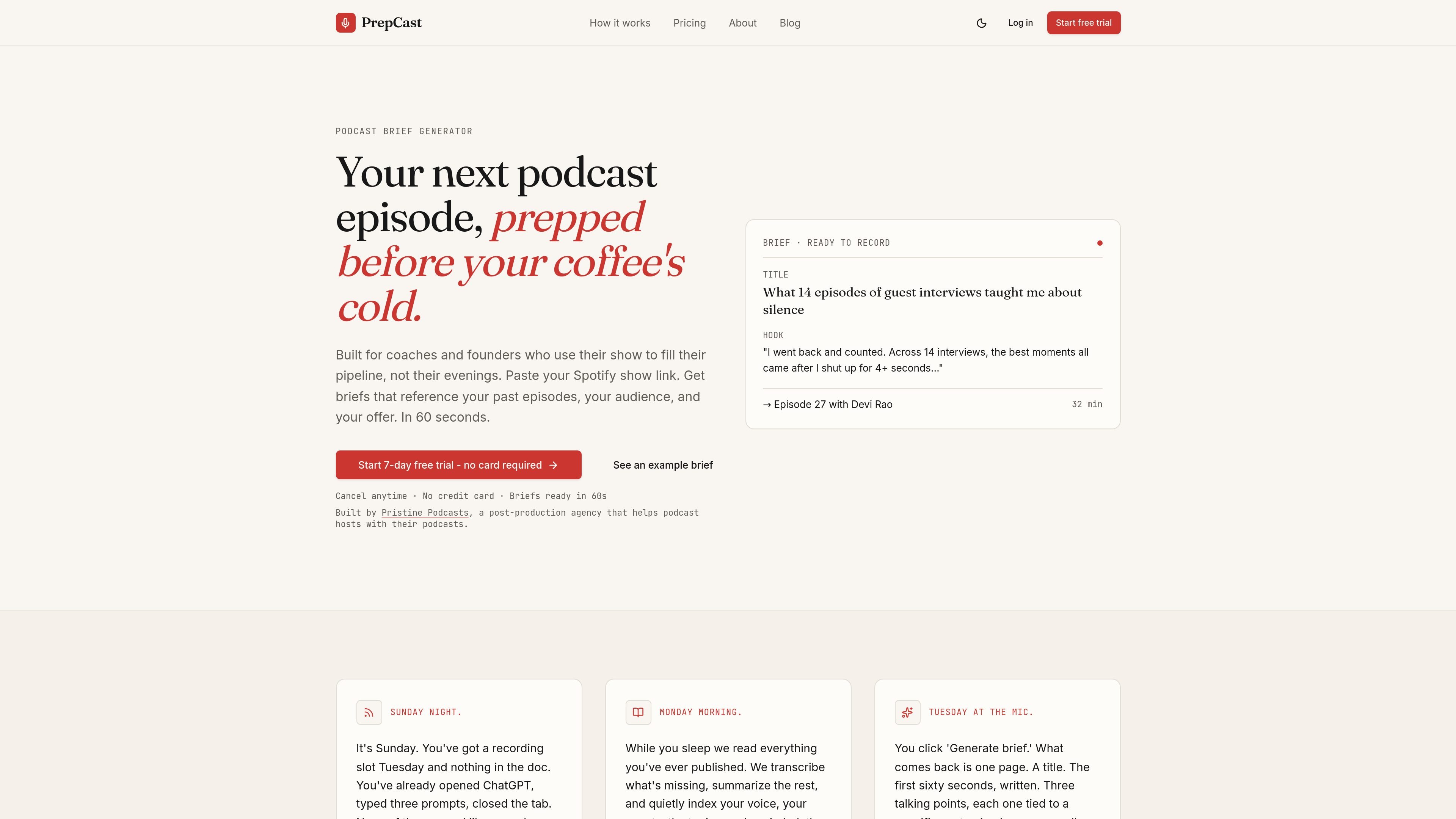 PrepCast