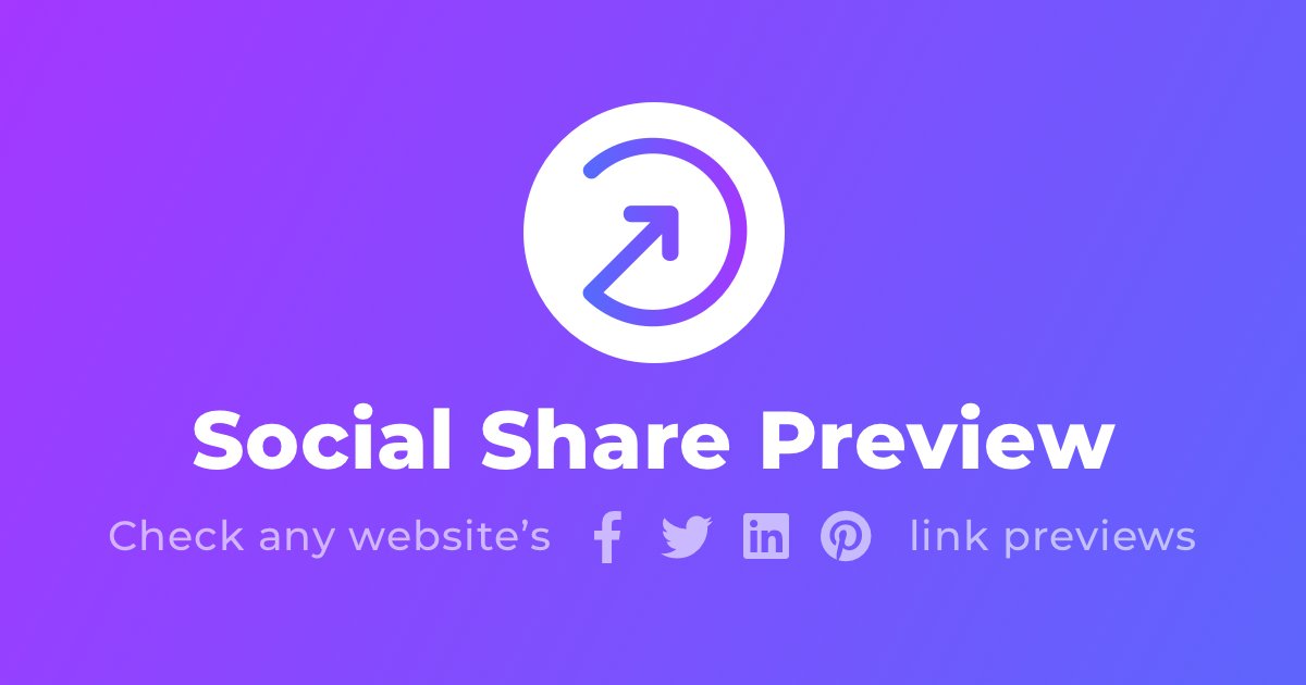 Social Share Preview