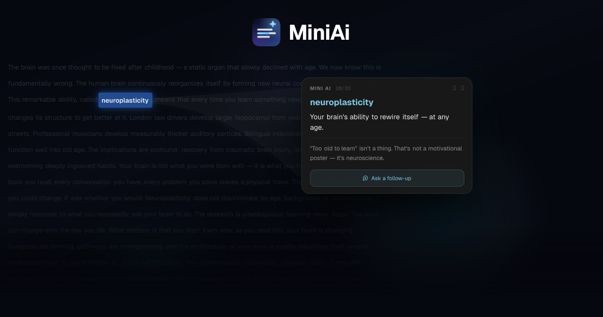 MiniAi